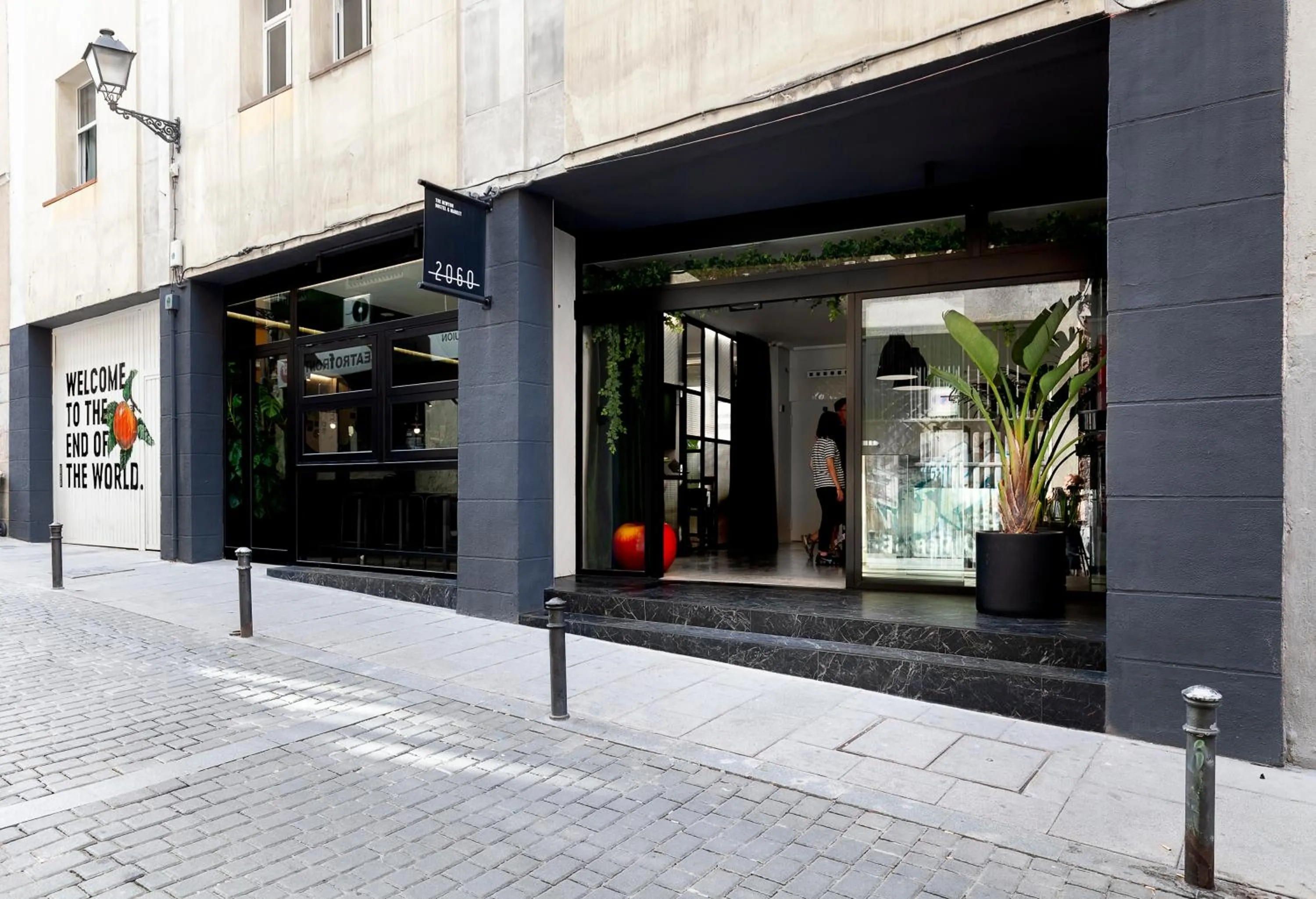 Facade/entrance in 2060 The Newton Hostel