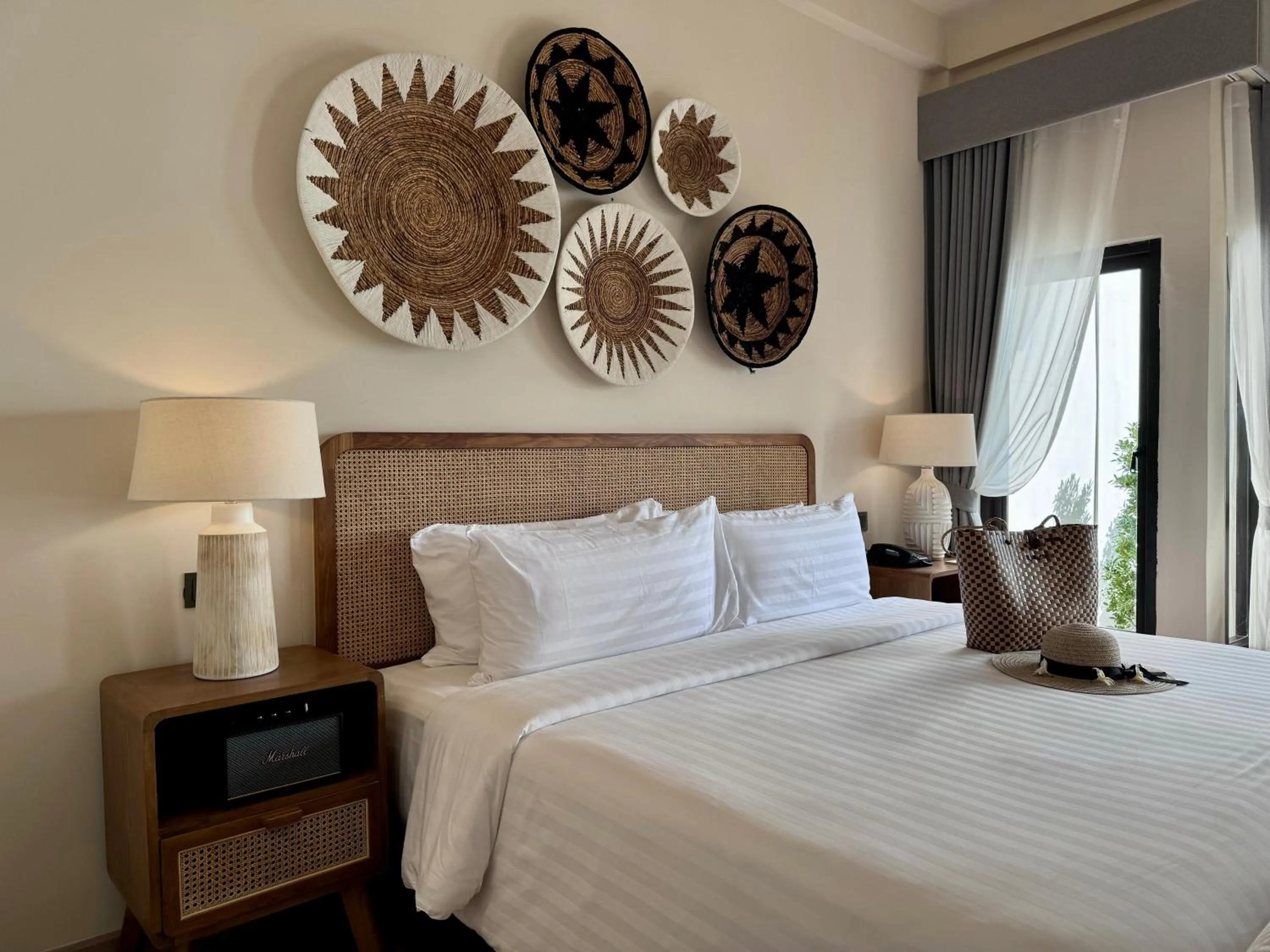 Bed in Baan Haad Ngam Boutique Resort