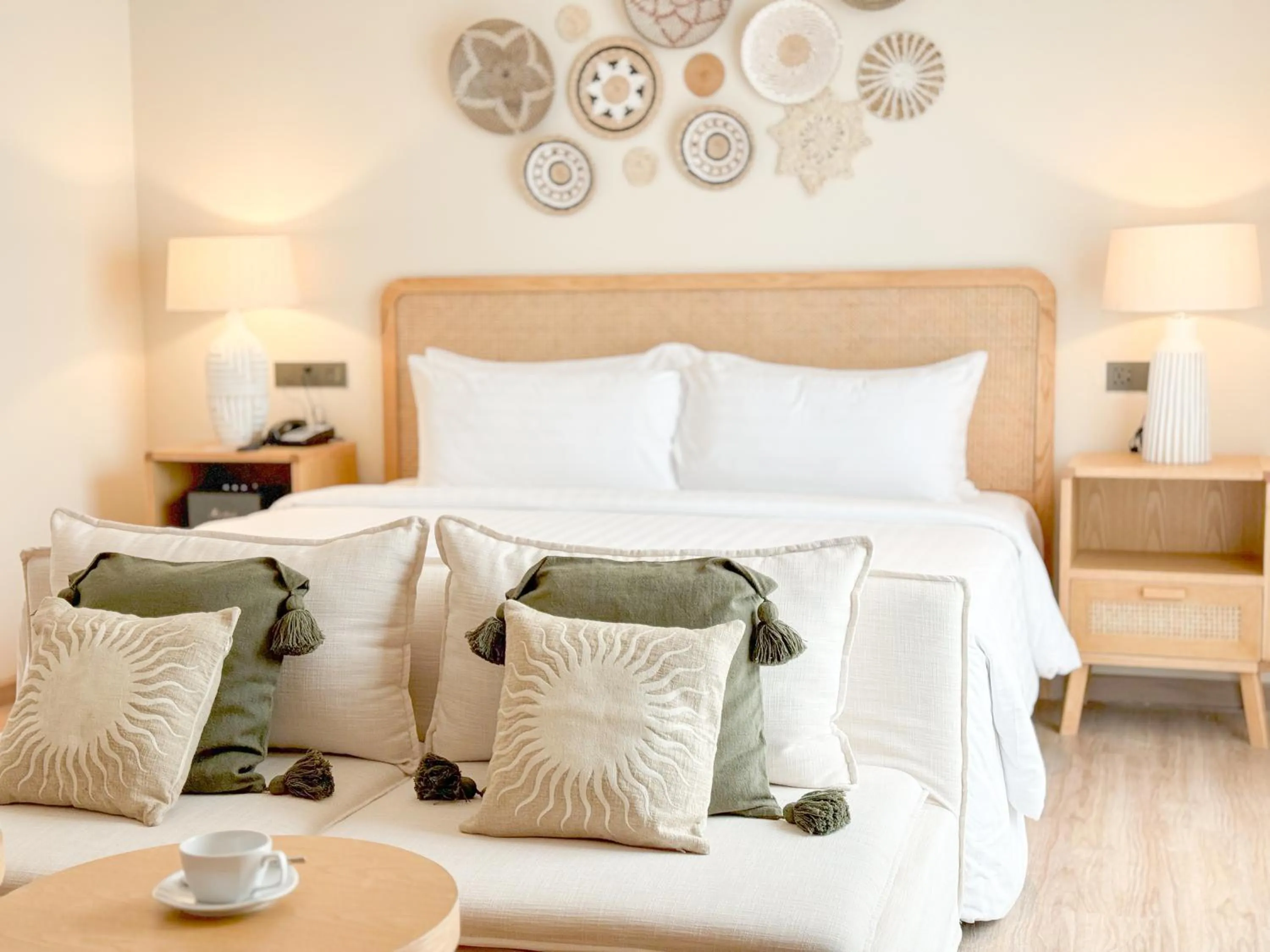 Bed in Baan Haad Ngam Boutique Resort