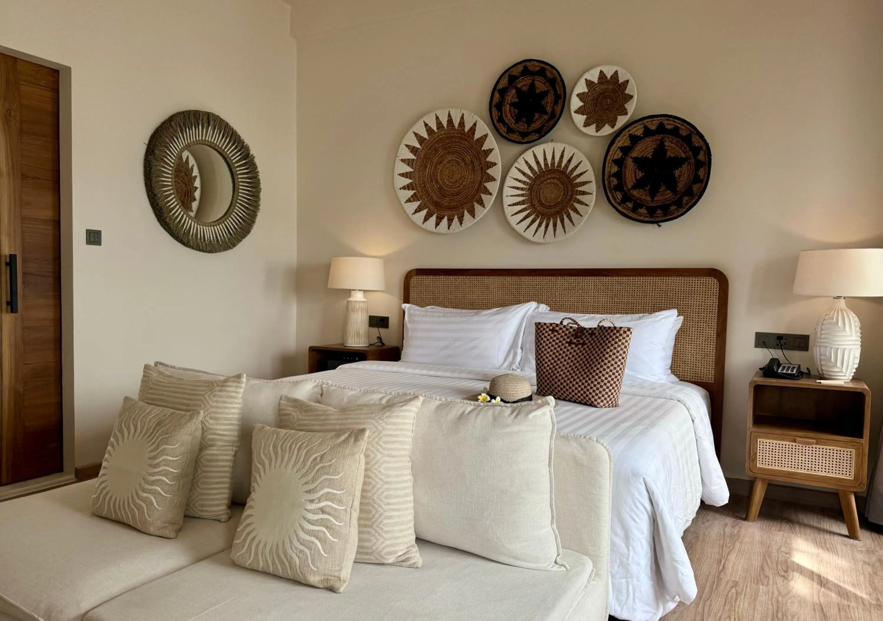 Bed in Baan Haad Ngam Boutique Resort