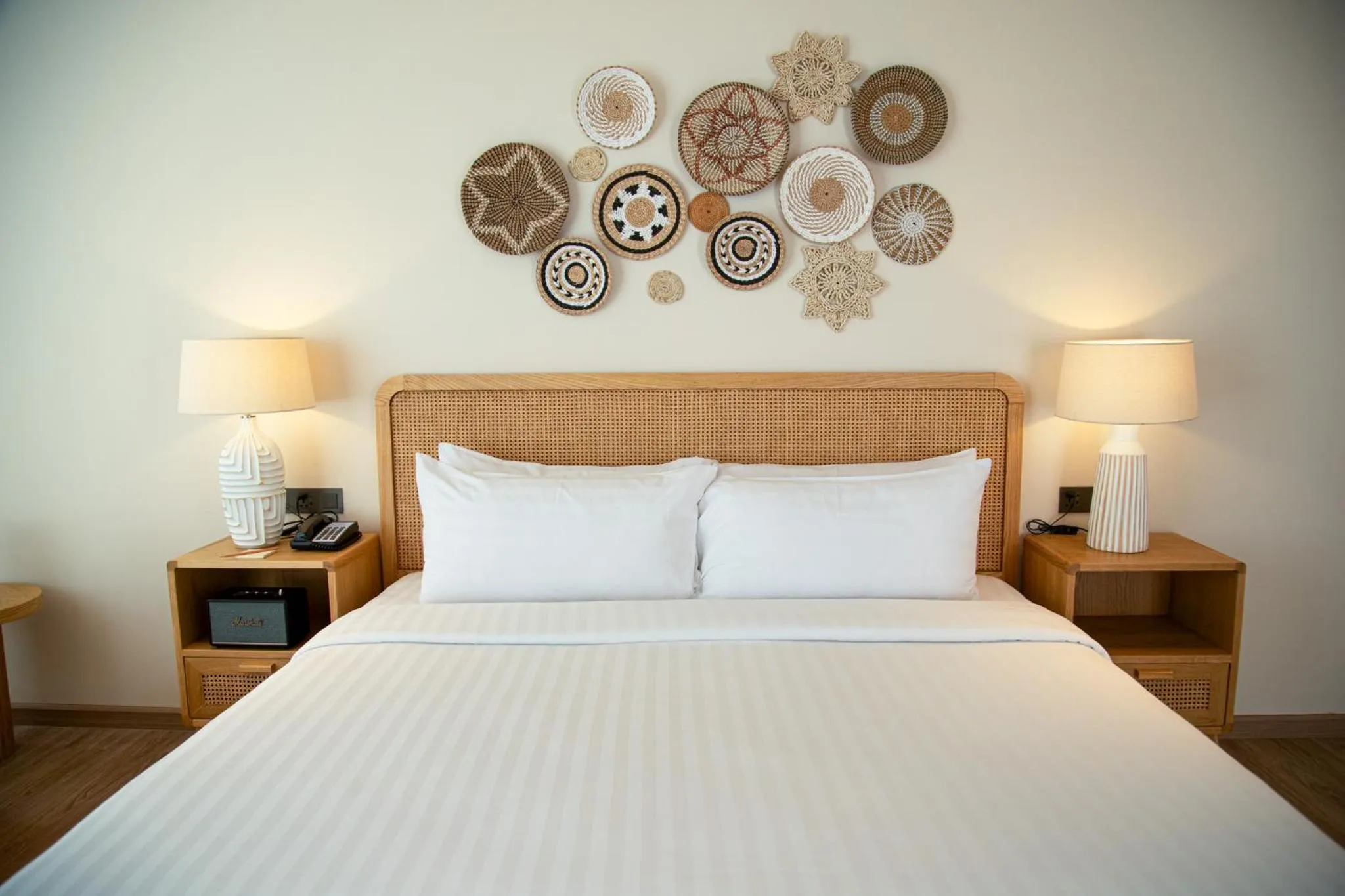 Bed in Baan Haad Ngam Boutique Resort