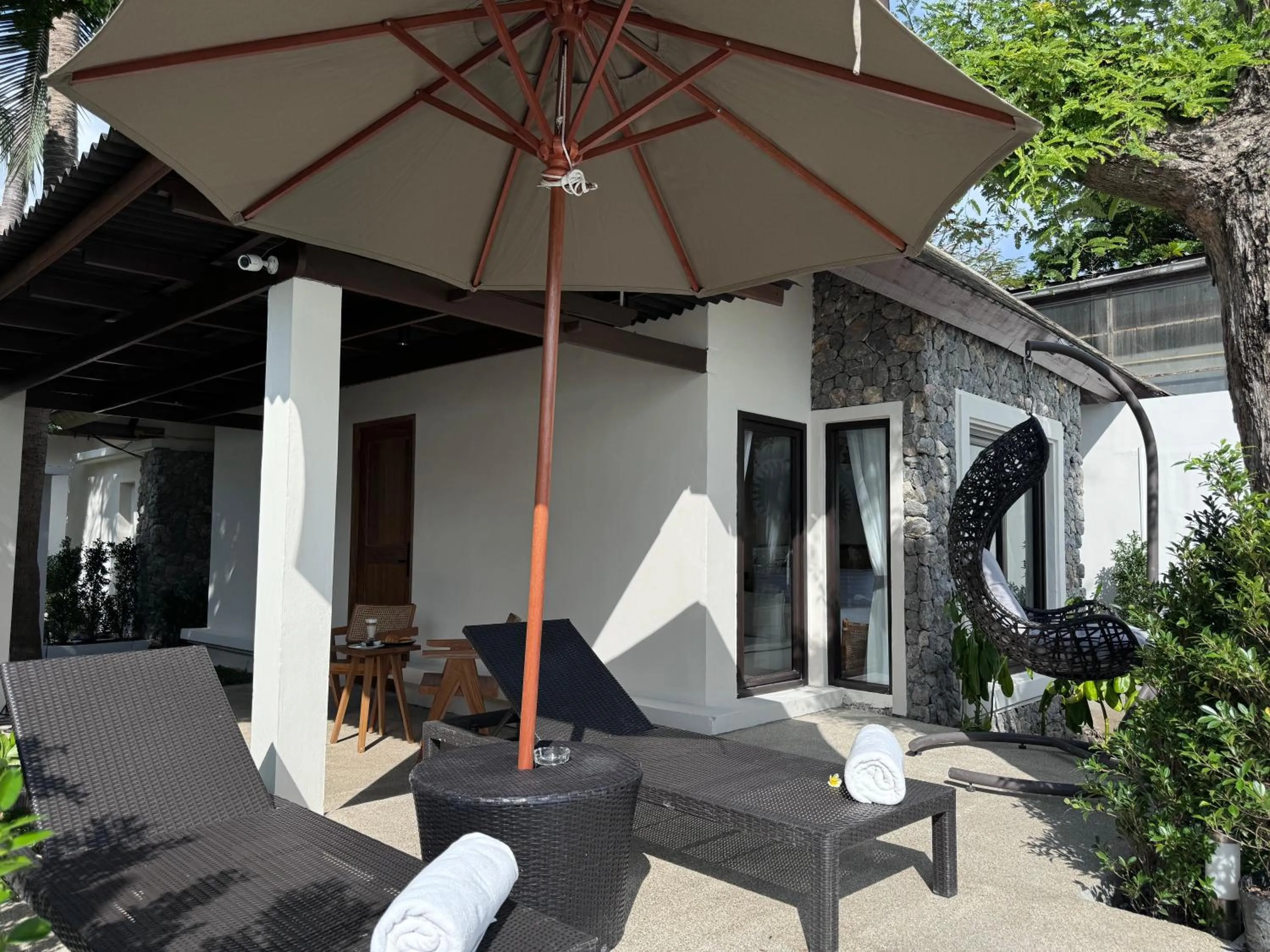 Balcony/Terrace in Baan Haad Ngam Boutique Resort