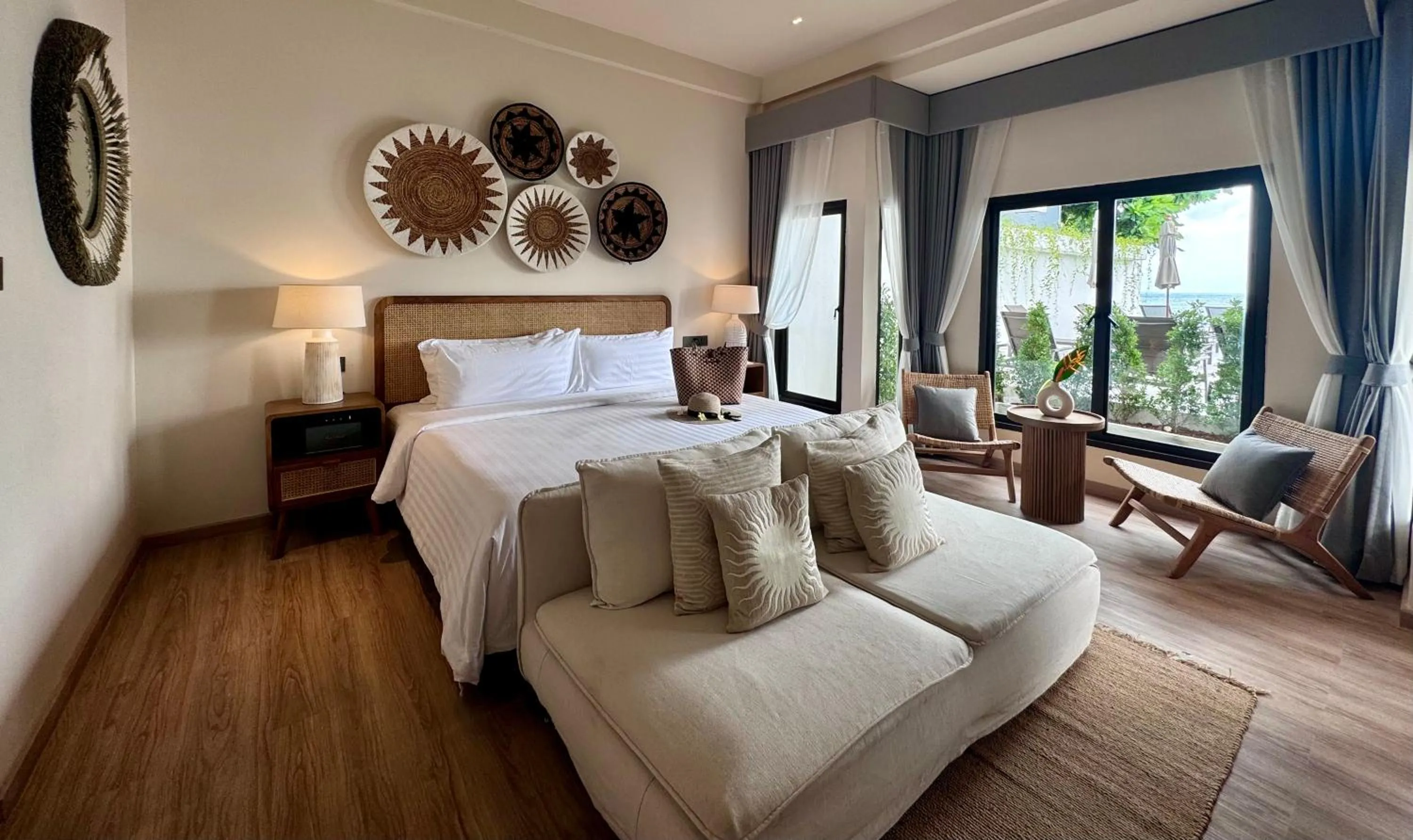 Bed in Baan Haad Ngam Boutique Resort