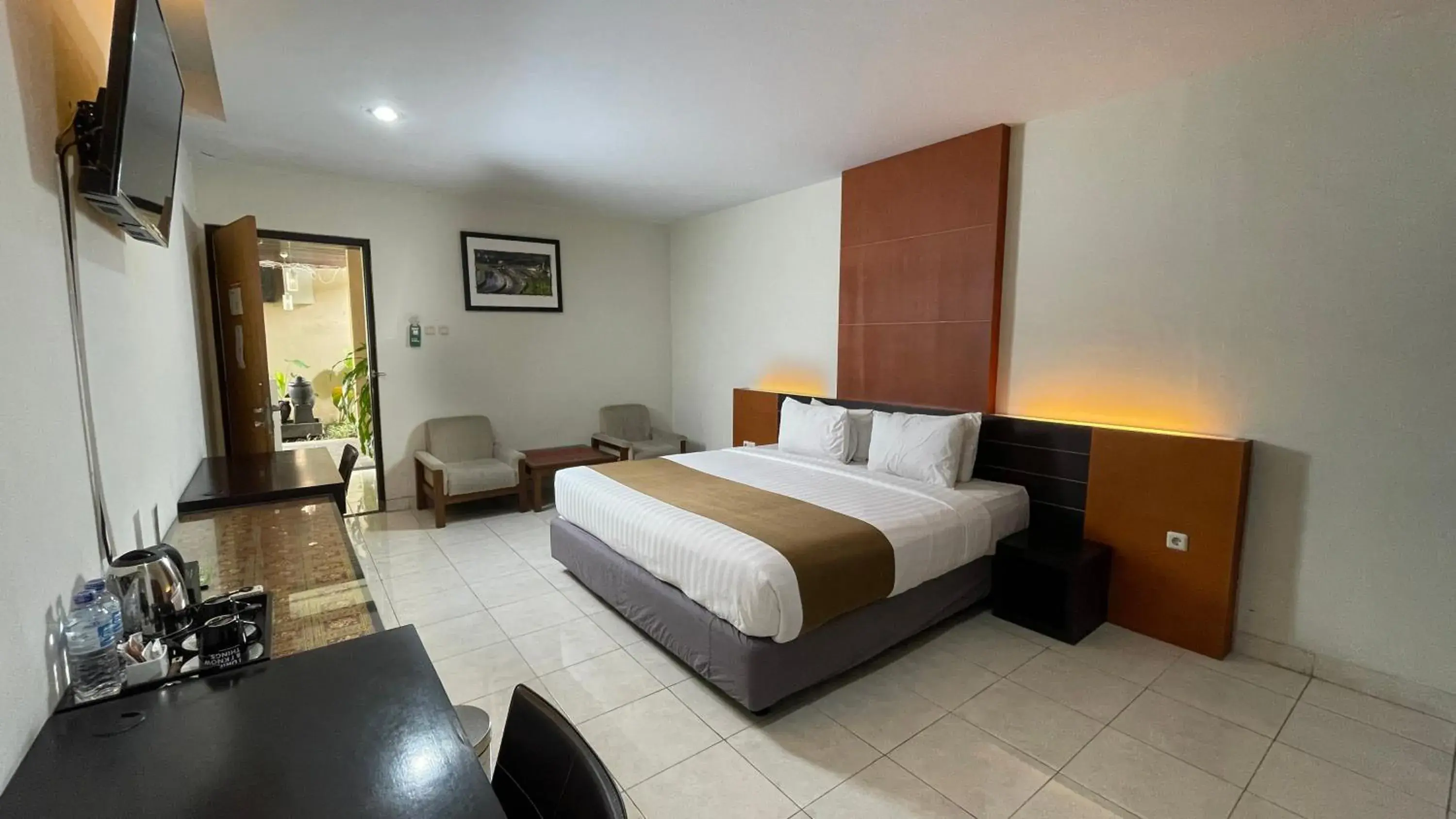 Bed in LPP Convention Hotel Demangan Bed in LPP Convention Hotel Demangan