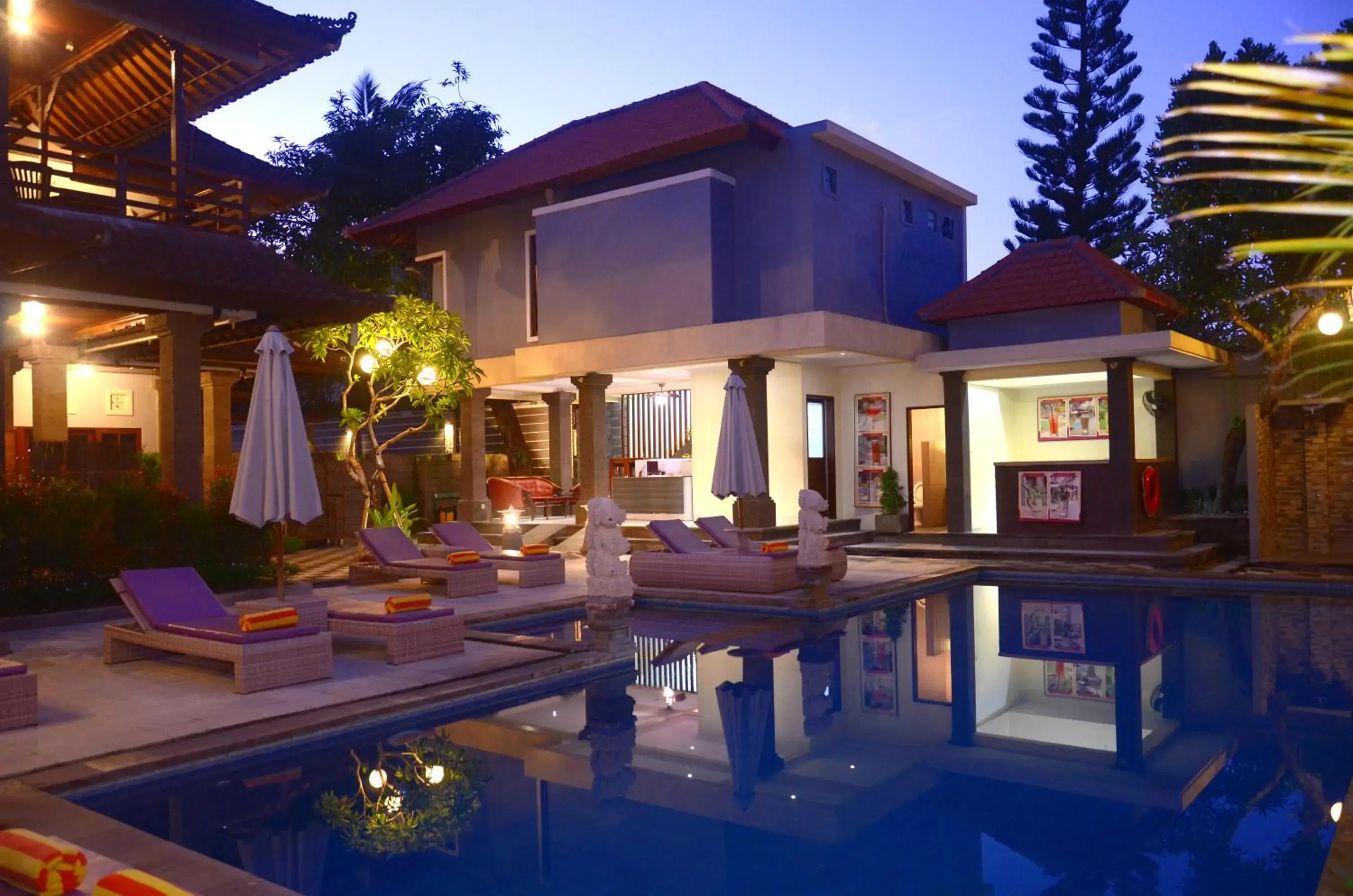 Swimming pool in Puri Sading Hotel Swimming pool in Puri Sading Hotel