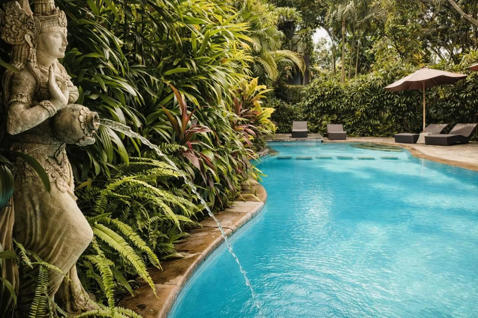 Swimming pool in Yulia Village Inn Ubud