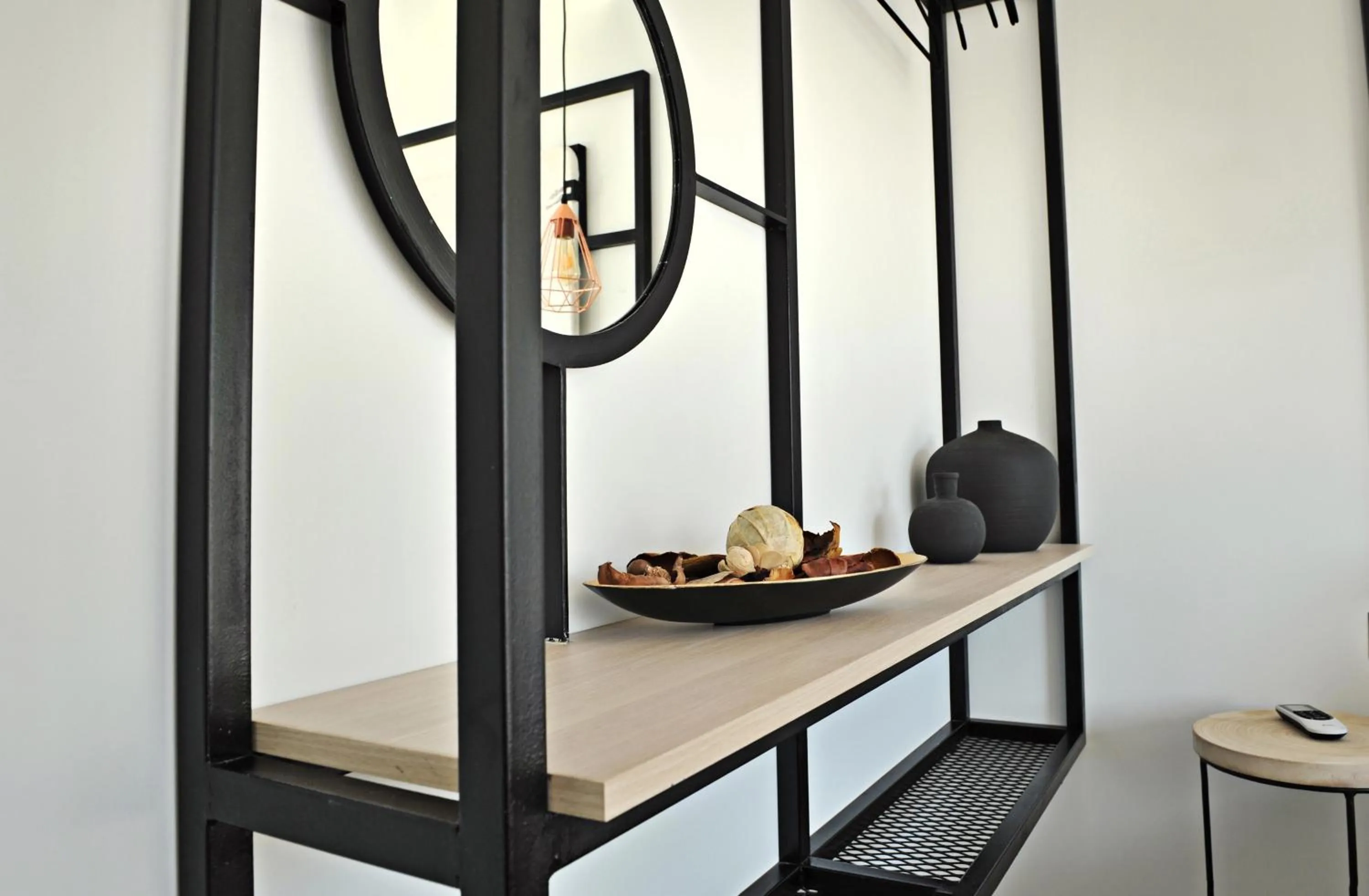 Bedroom in The Athenians Modern Apartments