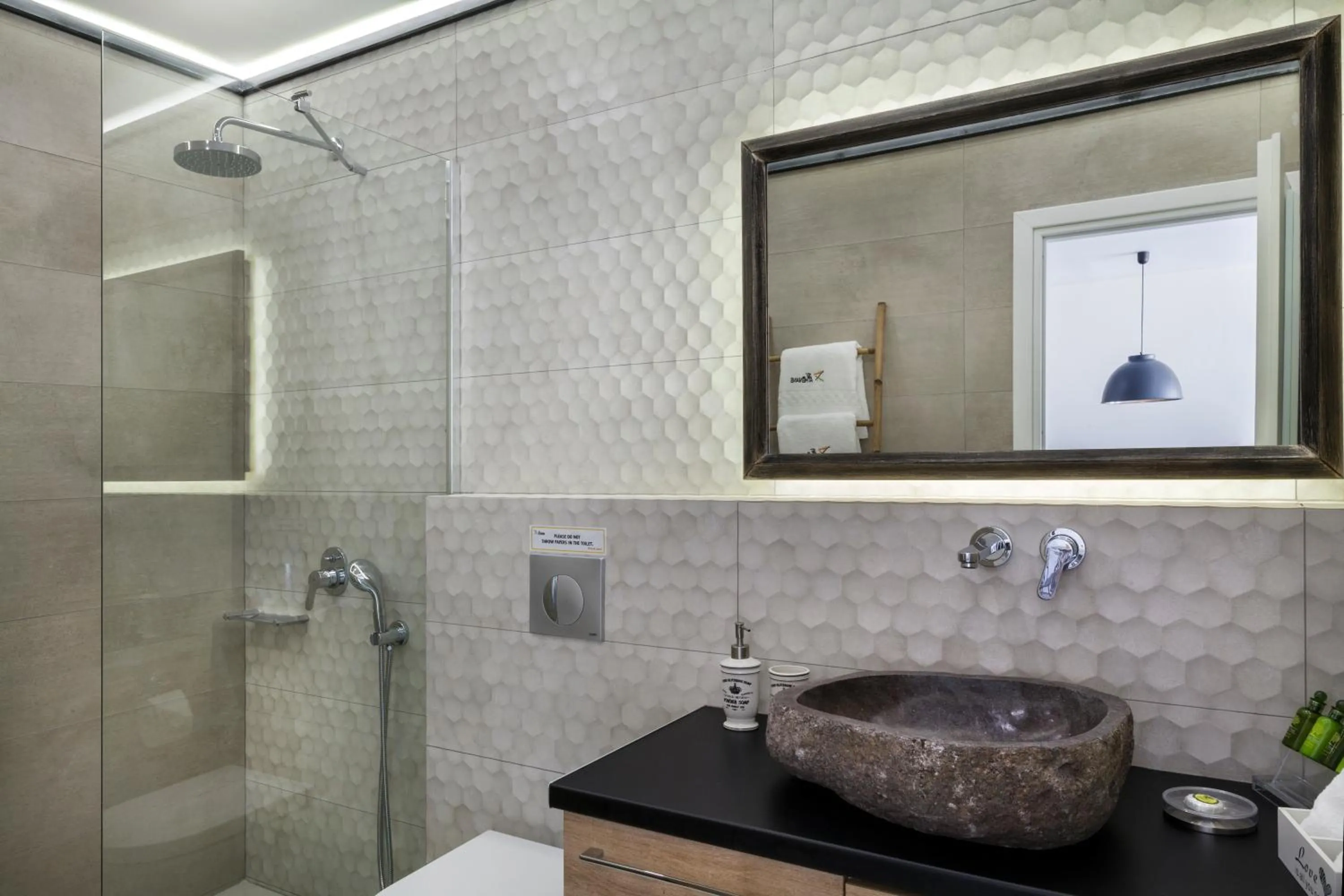 Bathroom in The Athenians Modern Apartments