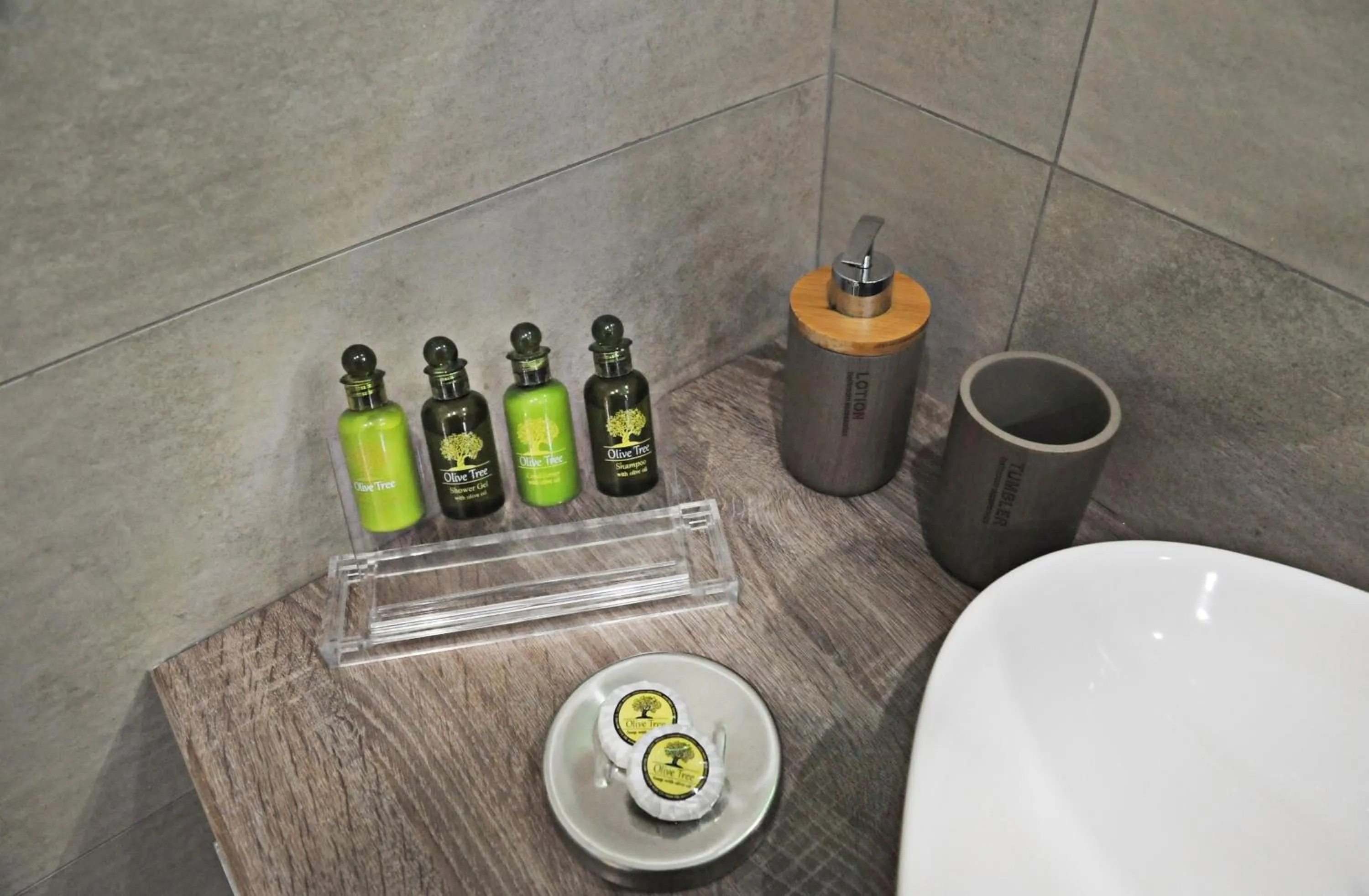 Bathroom in The Athenians Modern Apartments