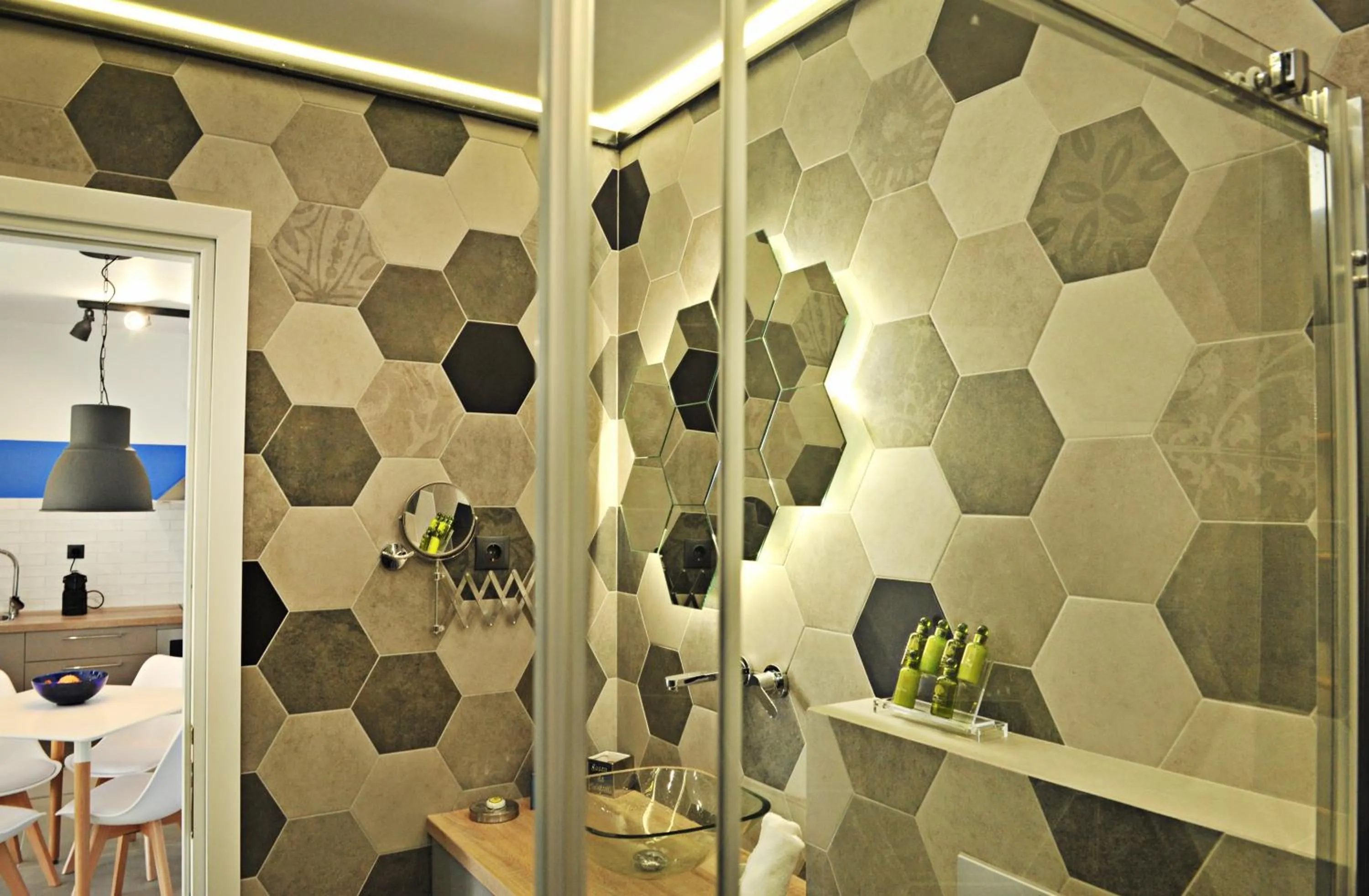 Bathroom in The Athenians Modern Apartments