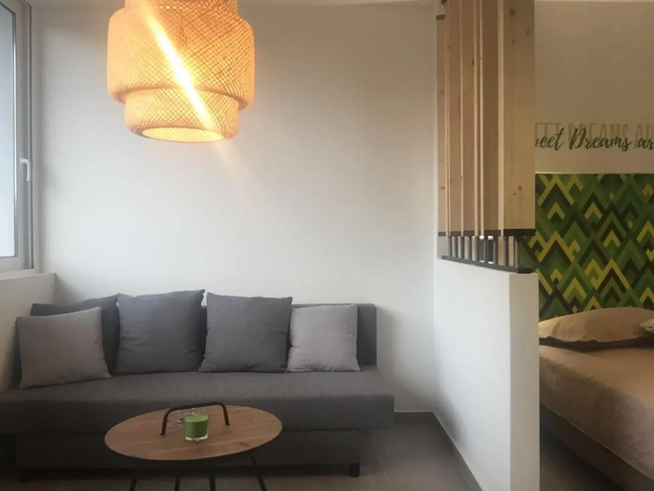 Living room in The Athenians Modern Apartments