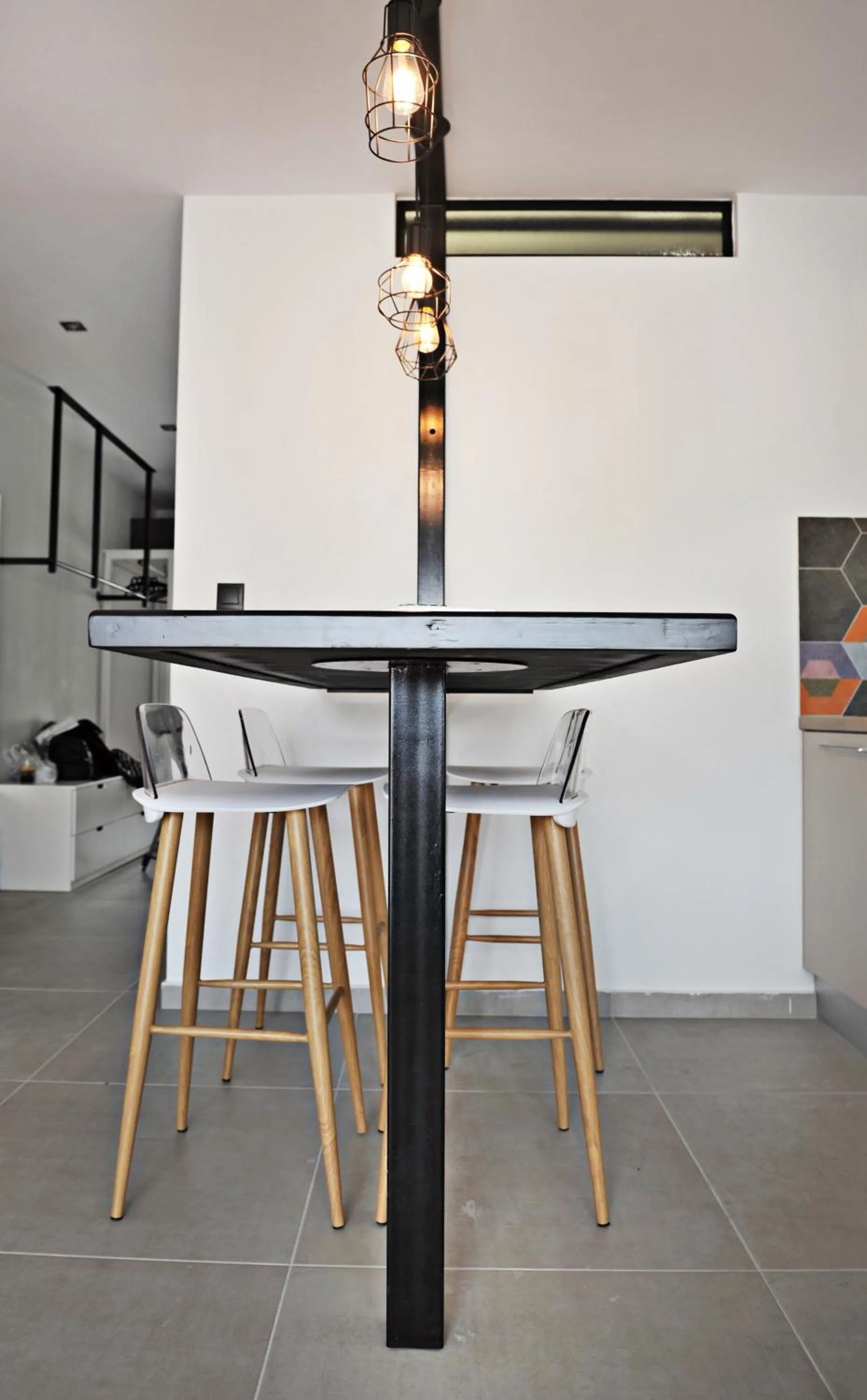Dining area in The Athenians Modern Apartments