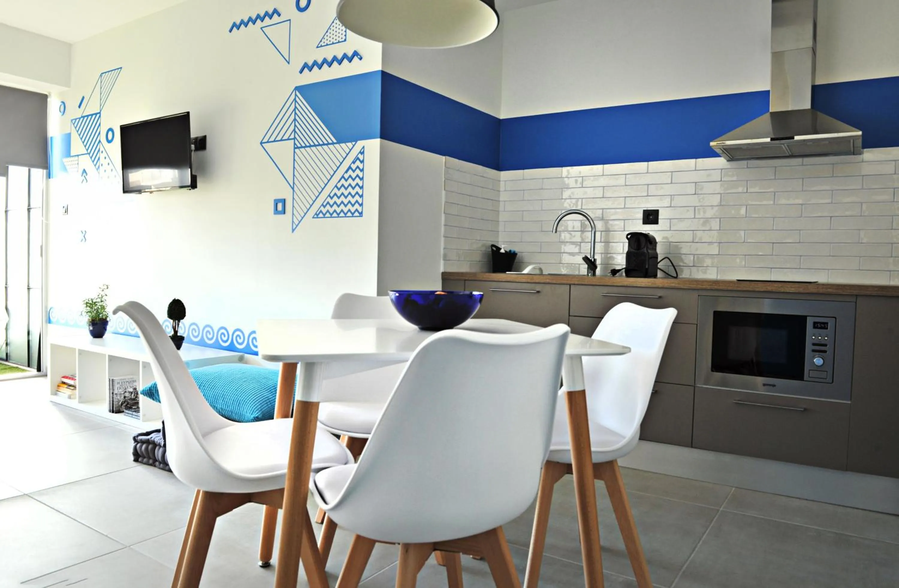 Kitchen or kitchenette in The Athenians Modern Apartments