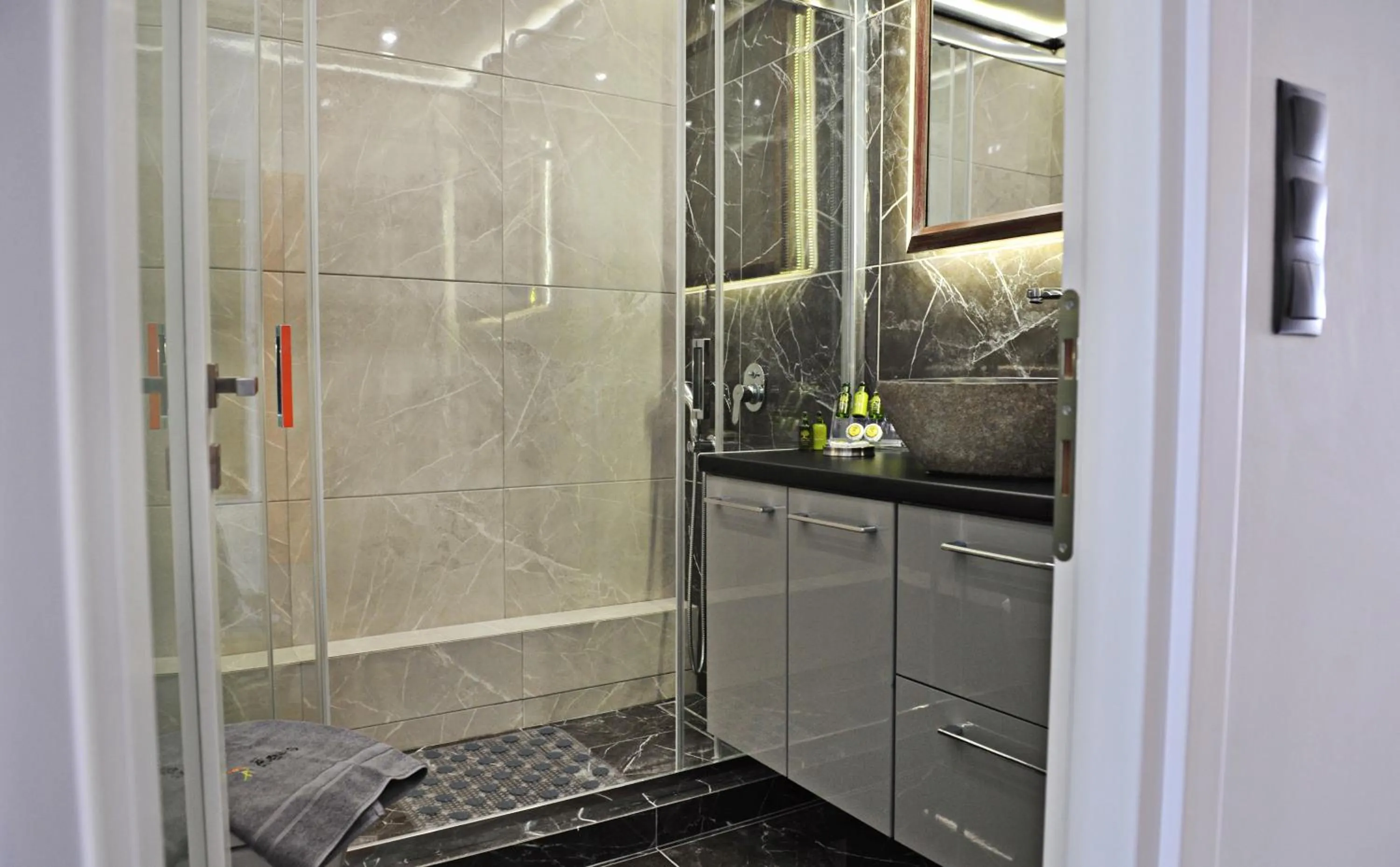 Bathroom in The Athenians Modern Apartments