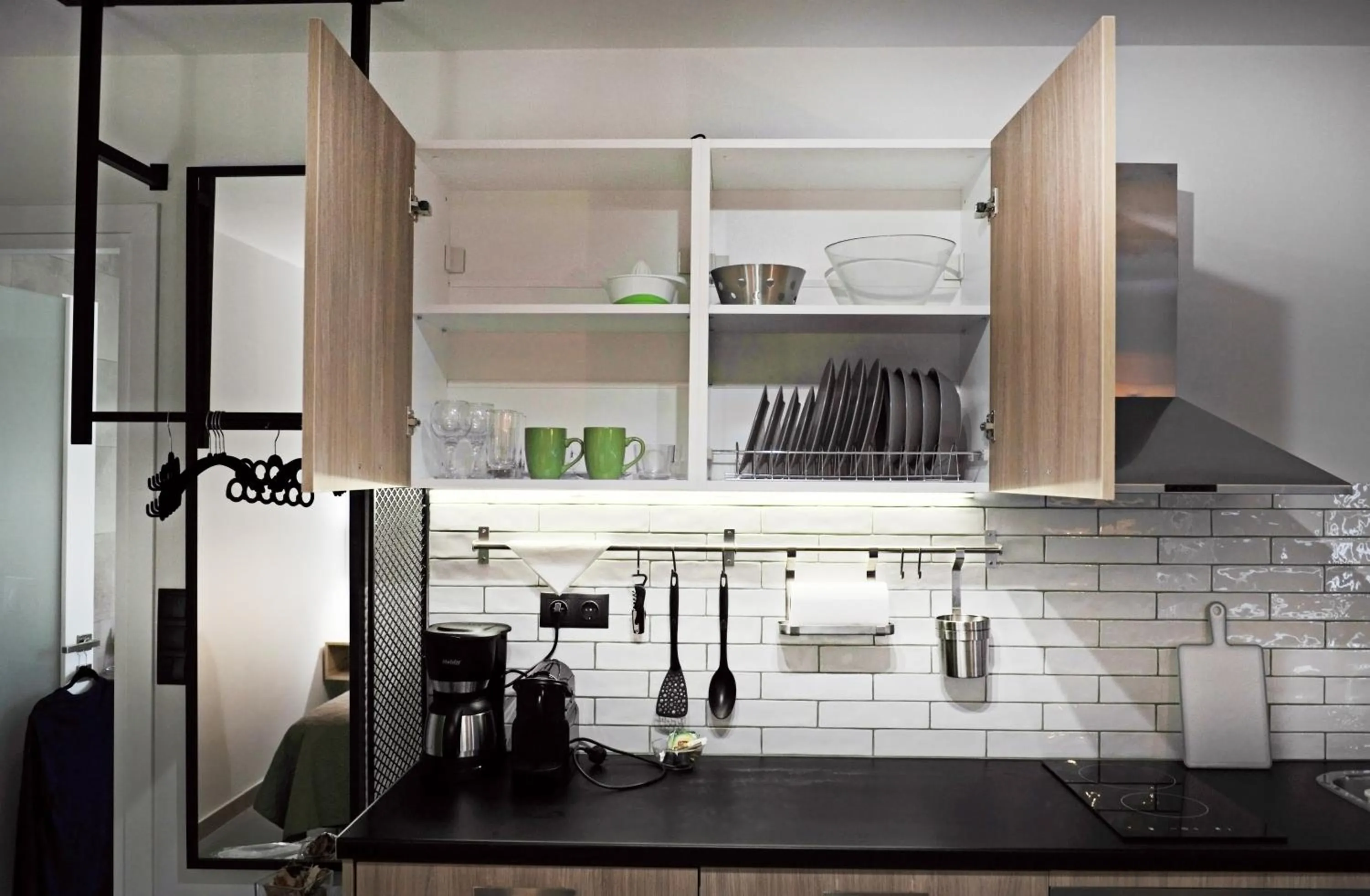 Kitchen or kitchenette in The Athenians Modern Apartments