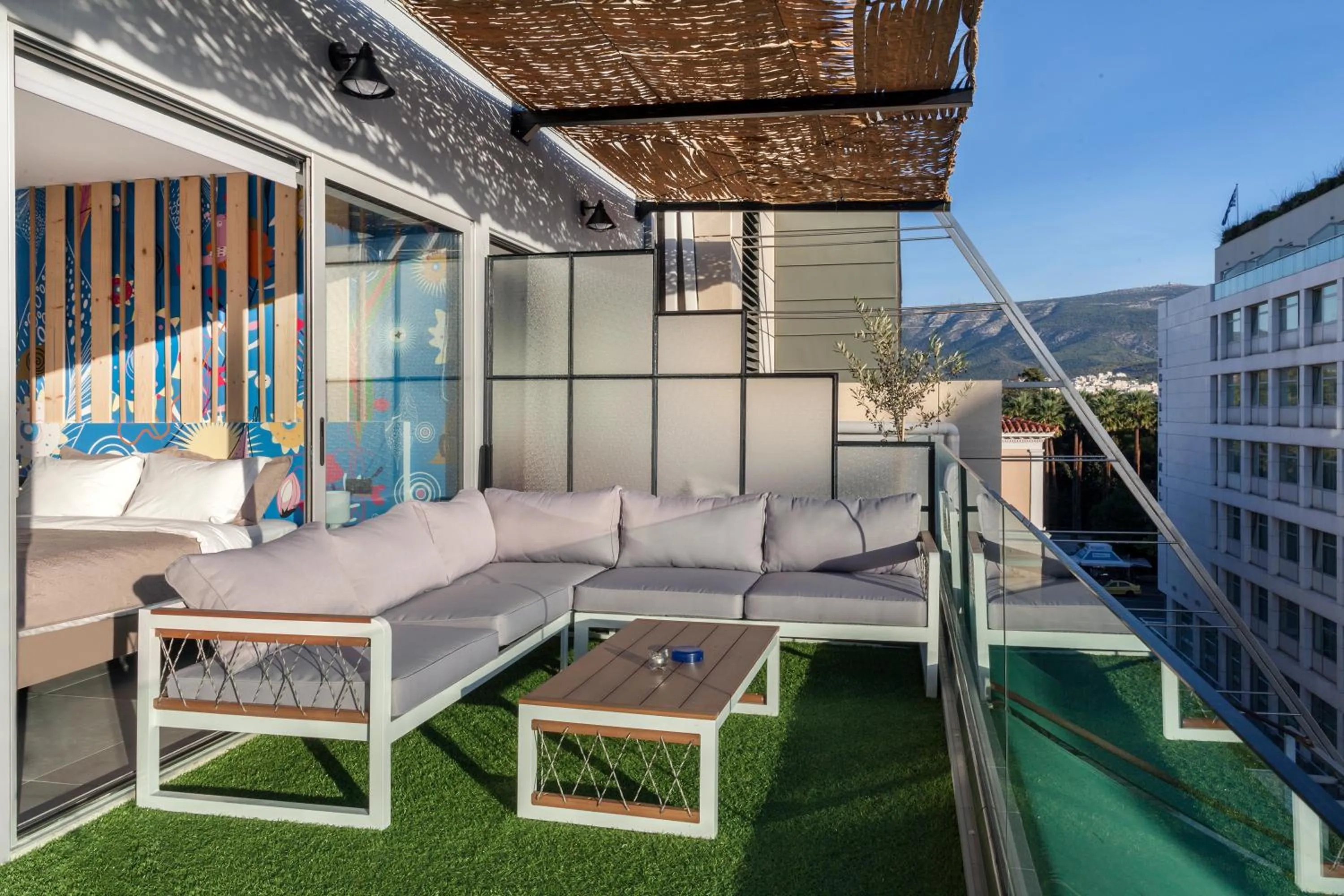 Balcony/Terrace in The Athenians Modern Apartments