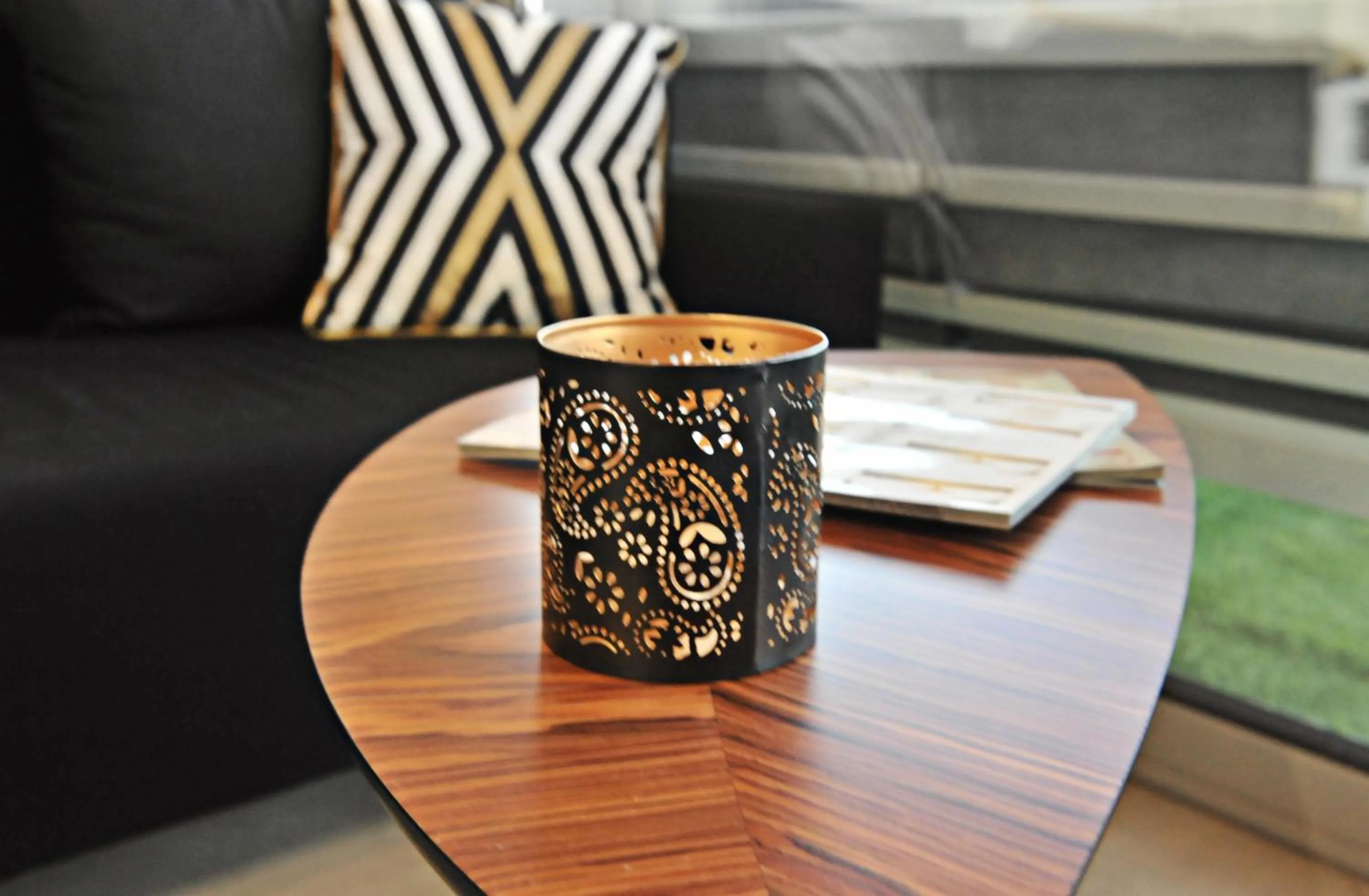 Living room in The Athenians Modern Apartments
