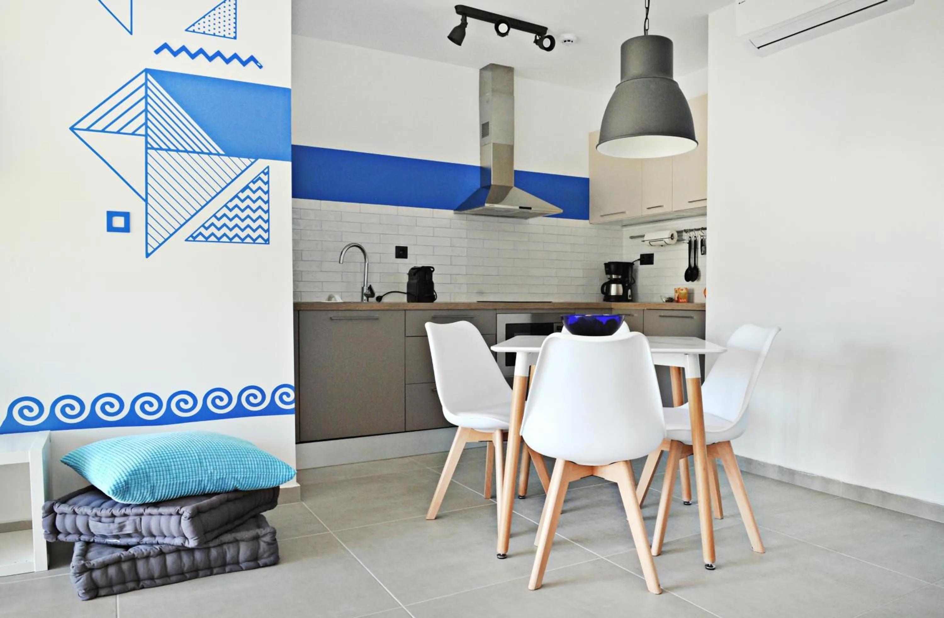 Kitchen or kitchenette in The Athenians Modern Apartments