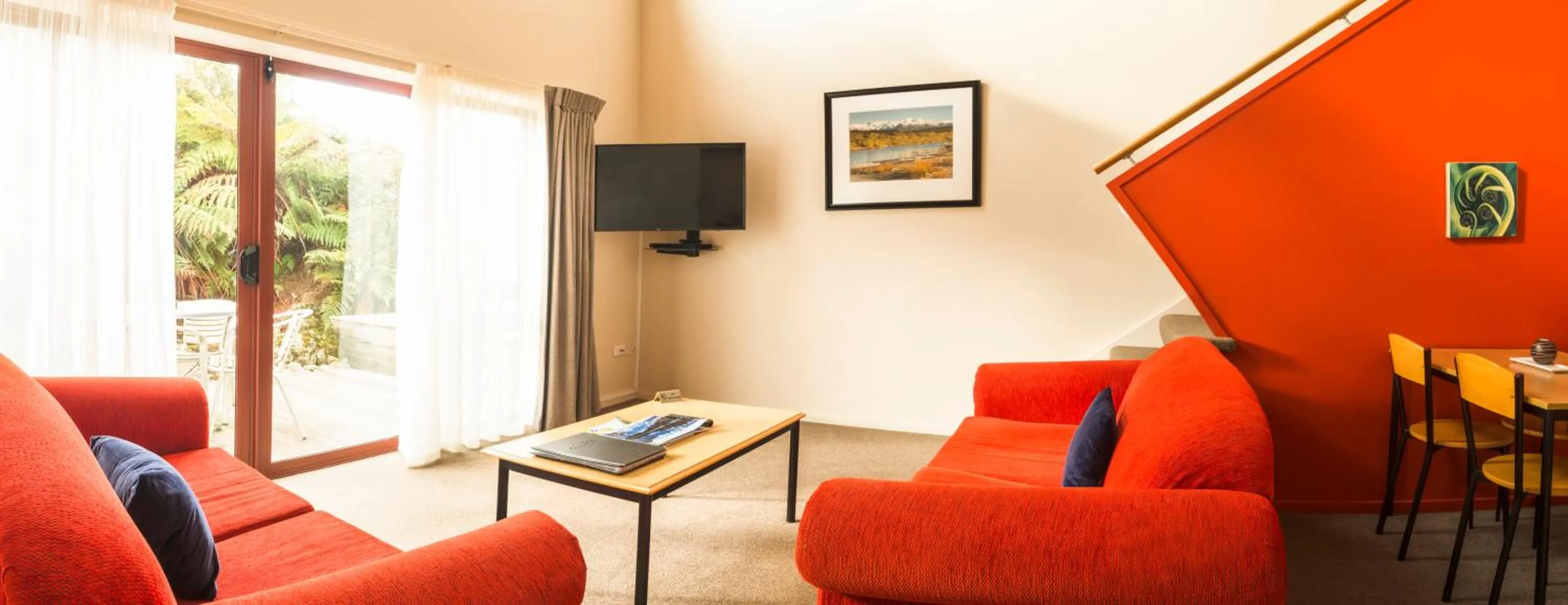 Seating area in Glenfern Villas