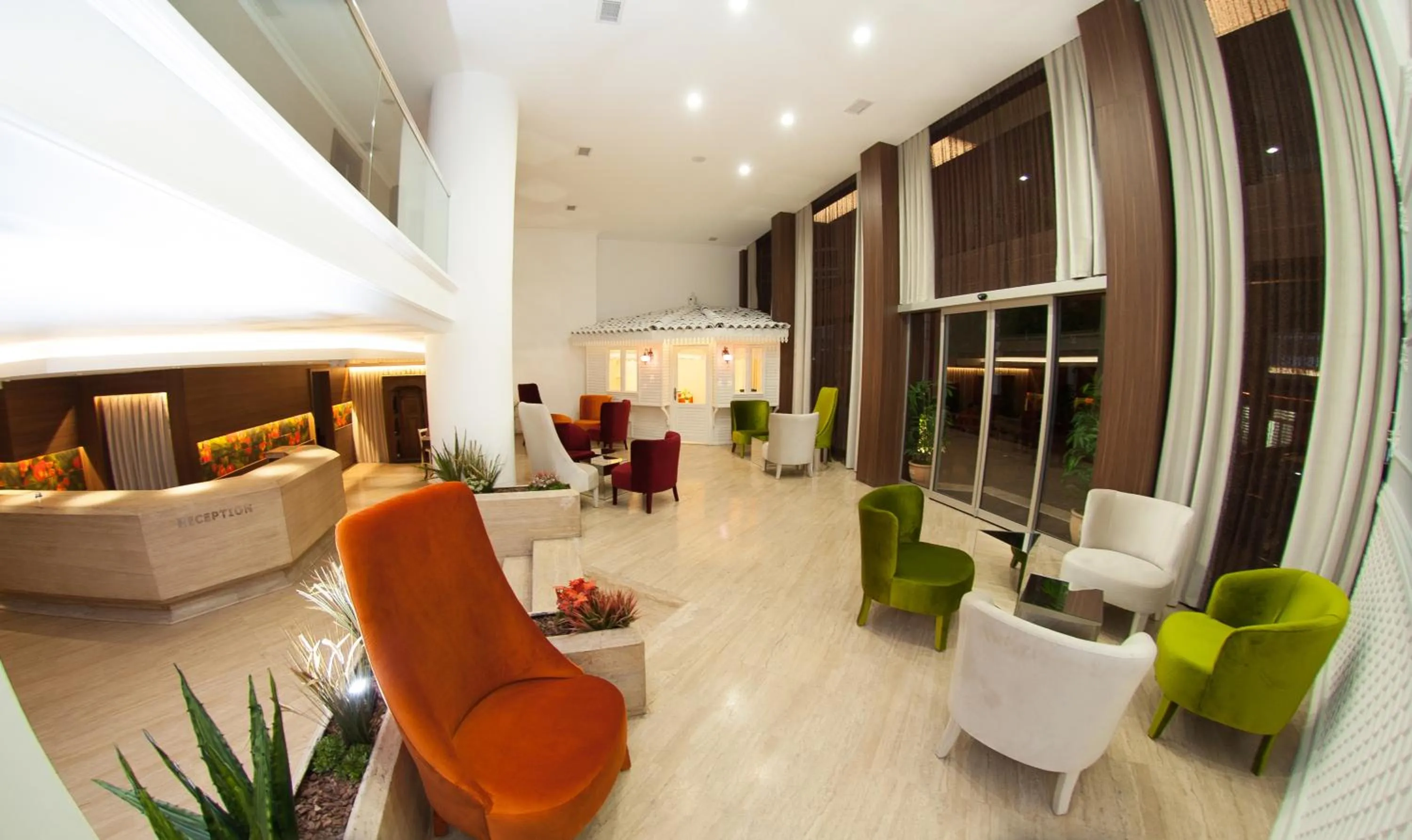 Lobby or reception in Birbey Hotel