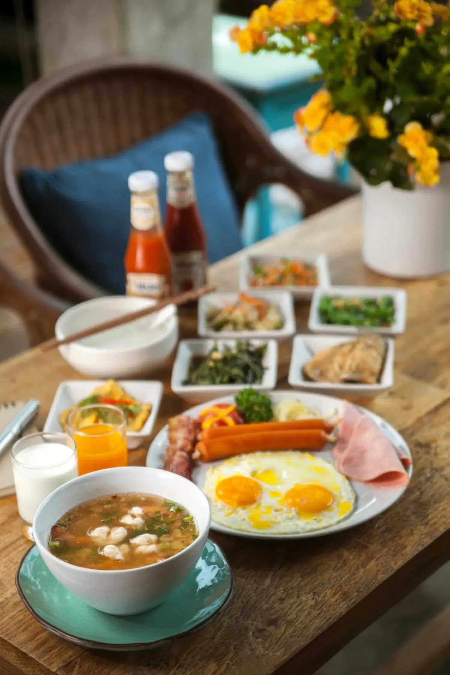 Breakfast in Proud Phu Fah Maerim Resort Breakfast in Proud Phu Fah Maerim Resort