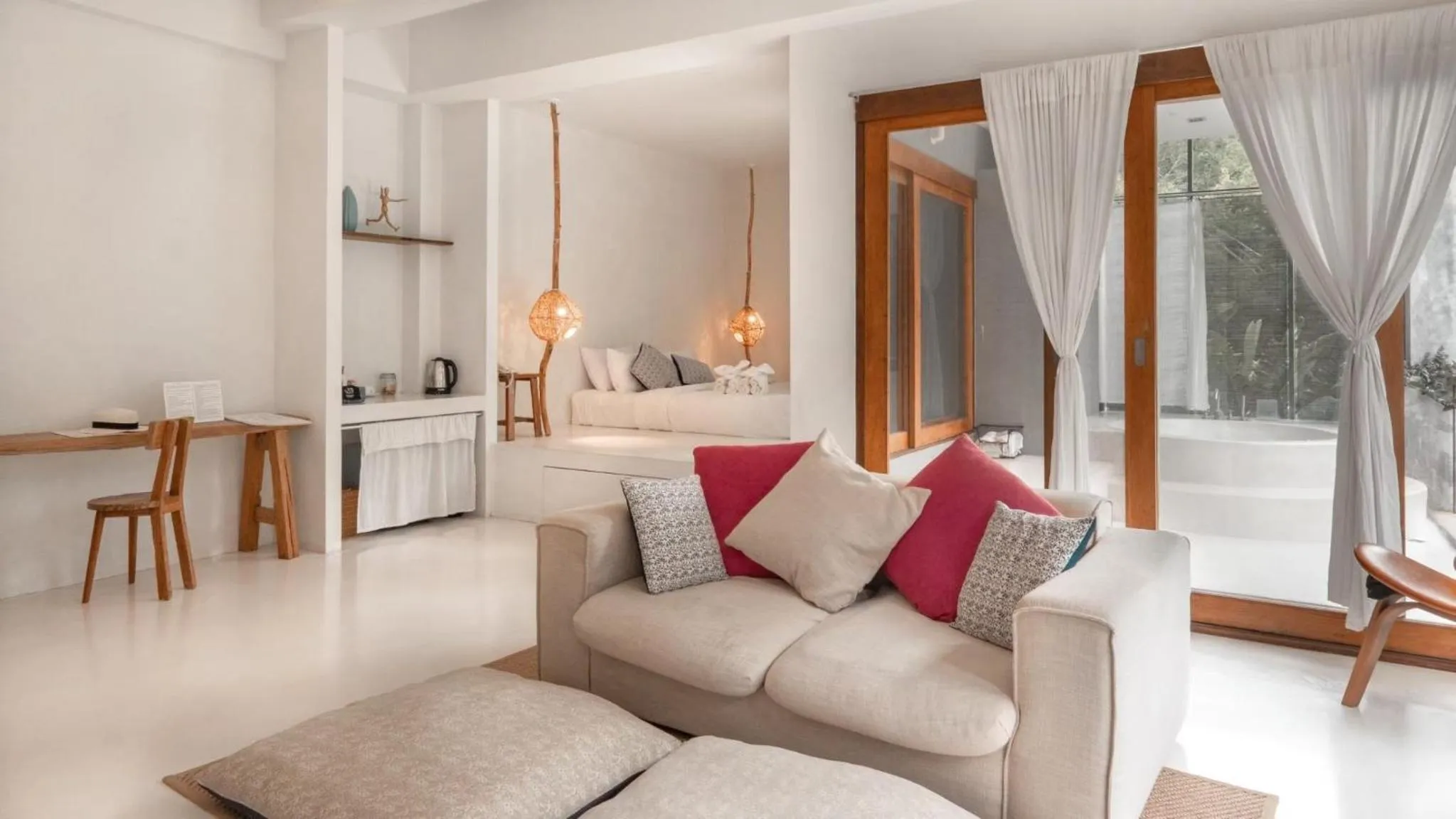 Bed in Proud Phu Fah Maerim Resort