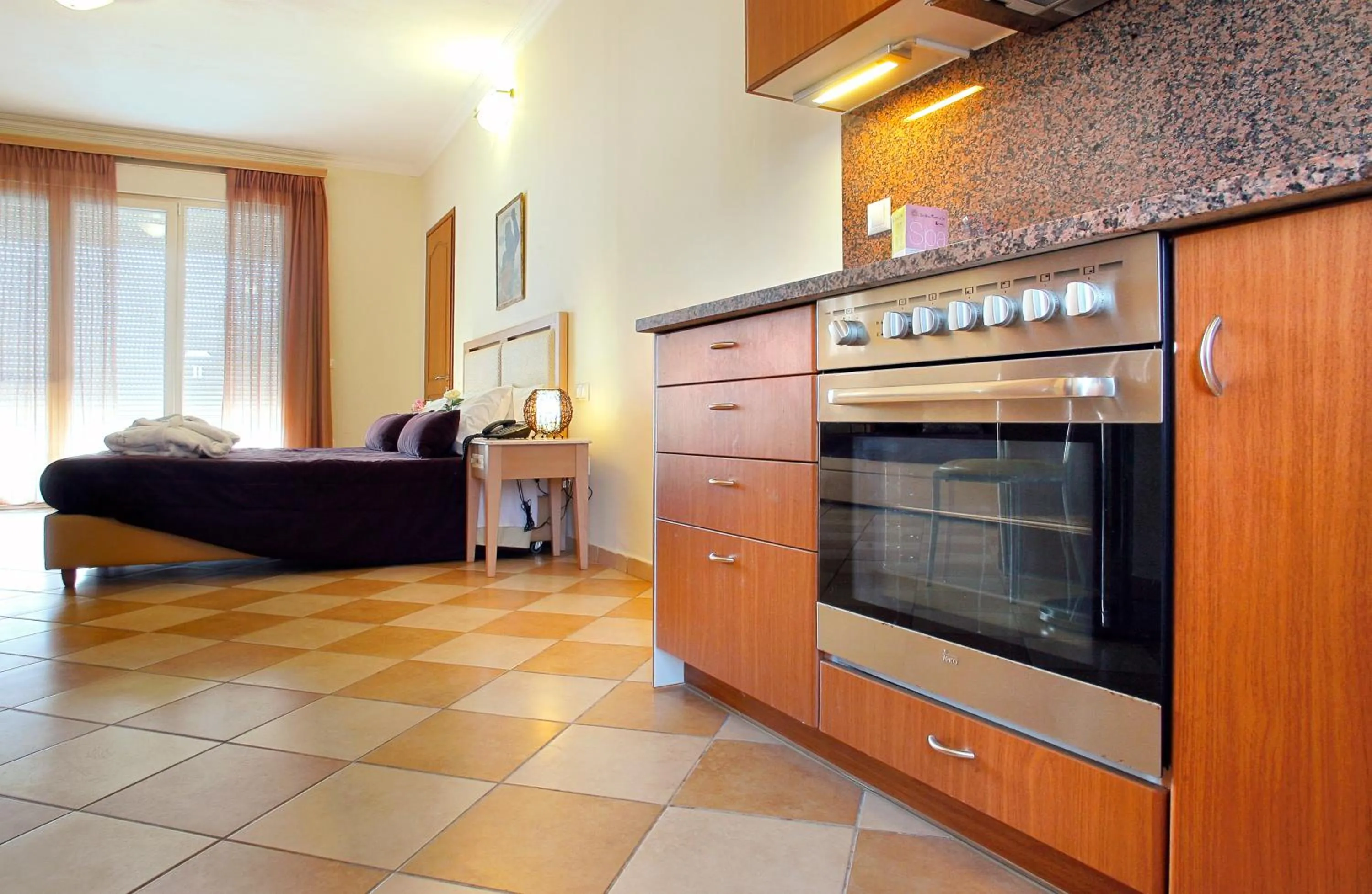 Kitchen or kitchenette in Sea View Resorts & Spa