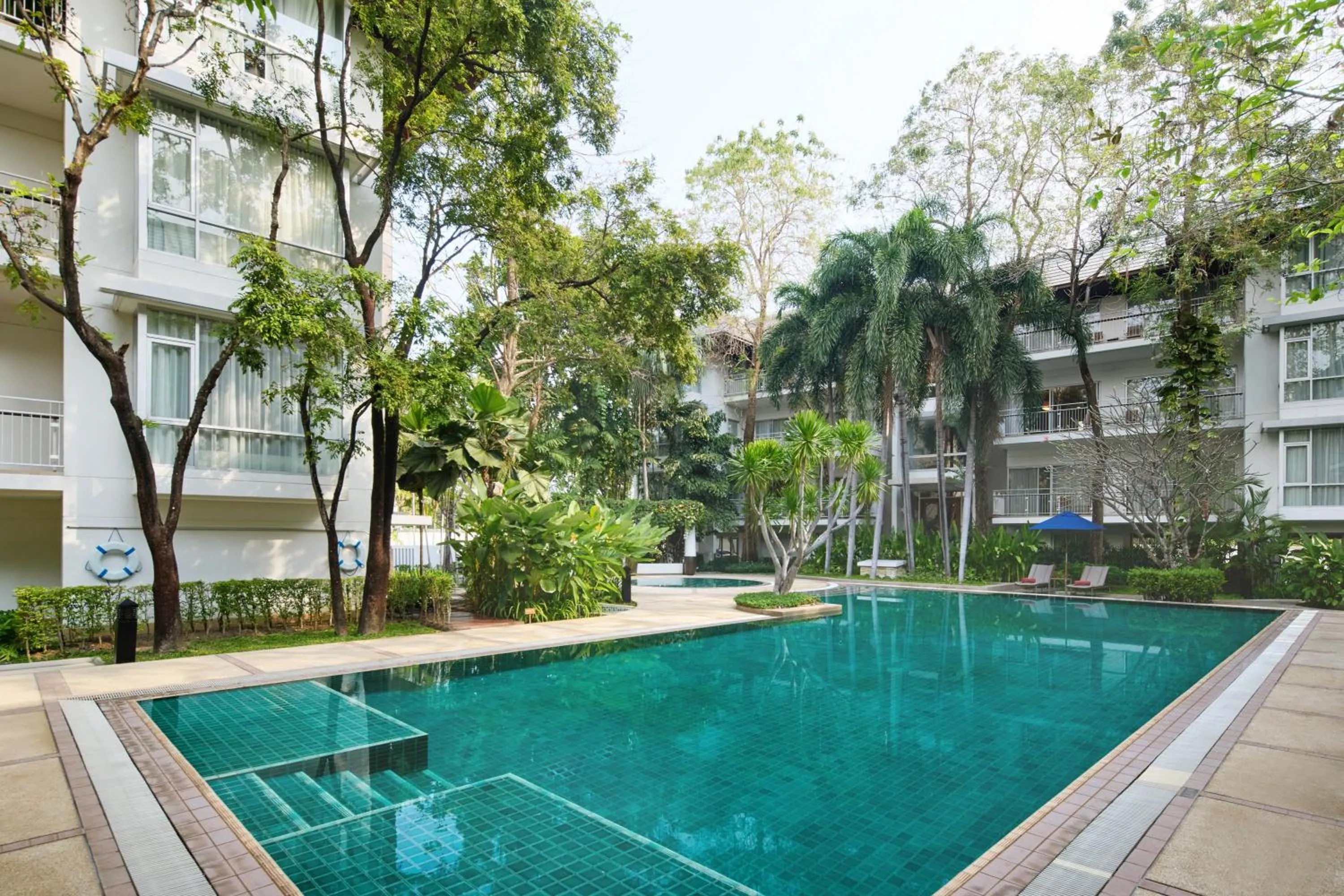 Property building in The Park Nine Hotel Srinakarin