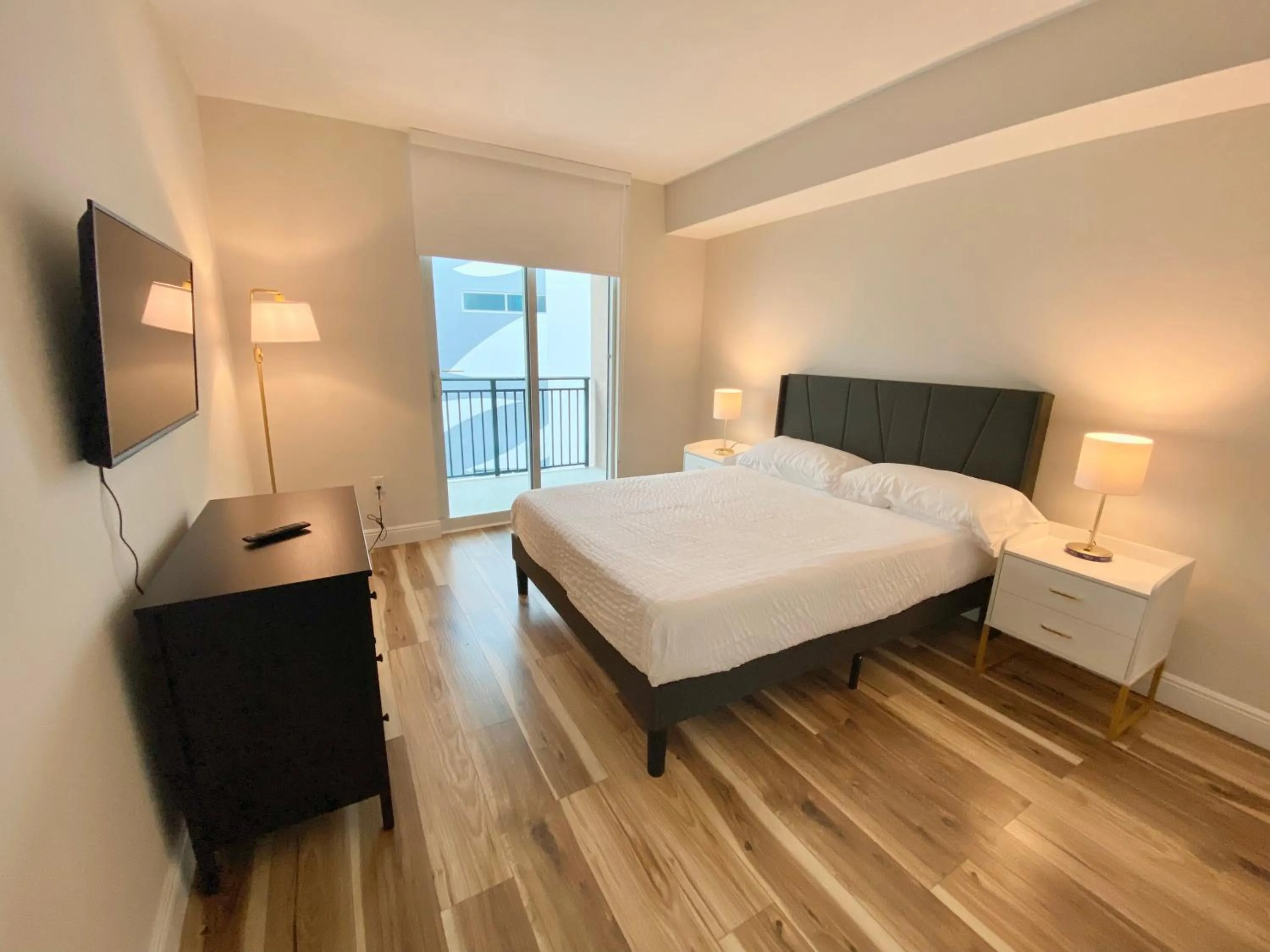 Bed in The King David Condos