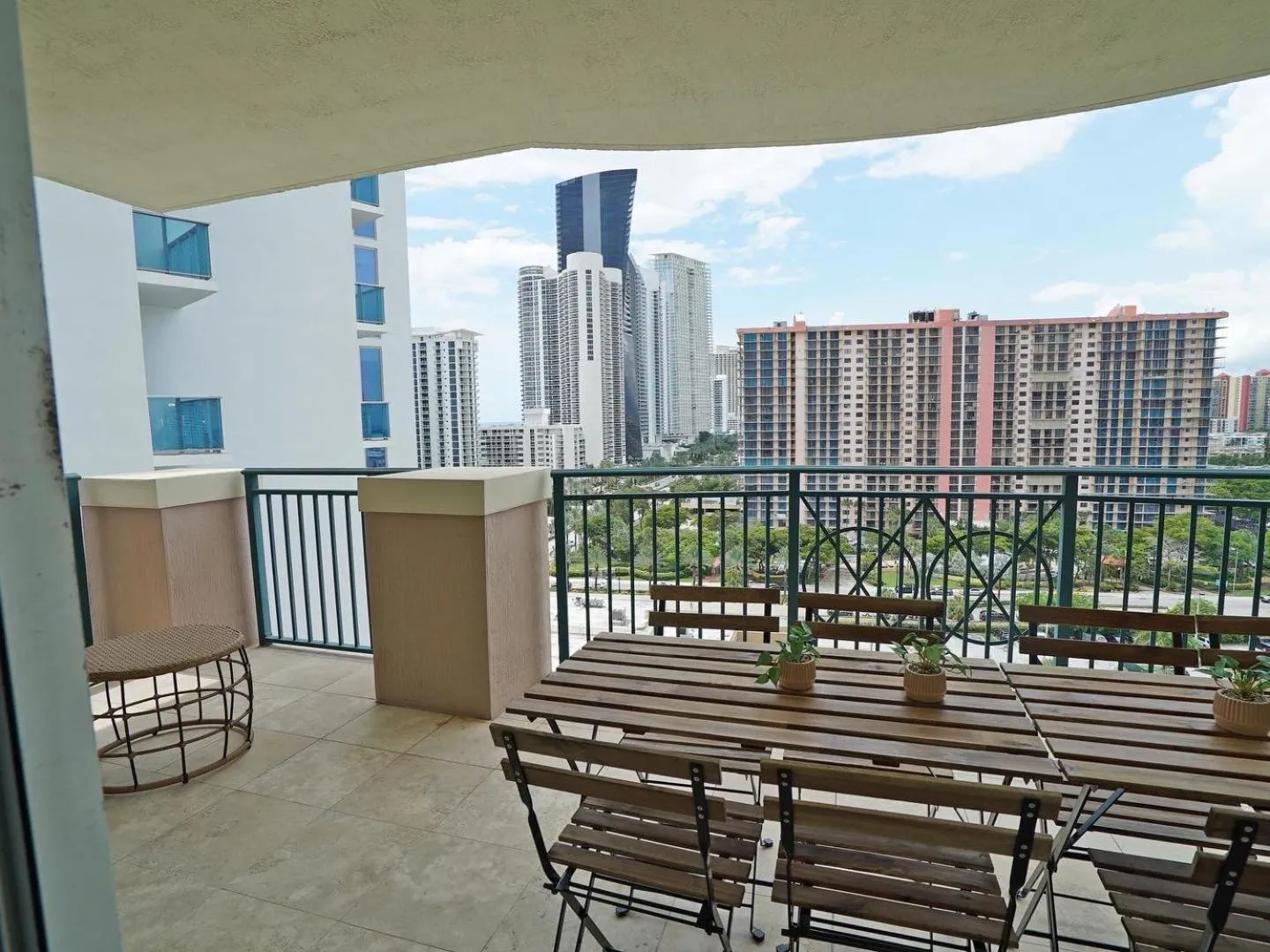 Patio in The King David Condos