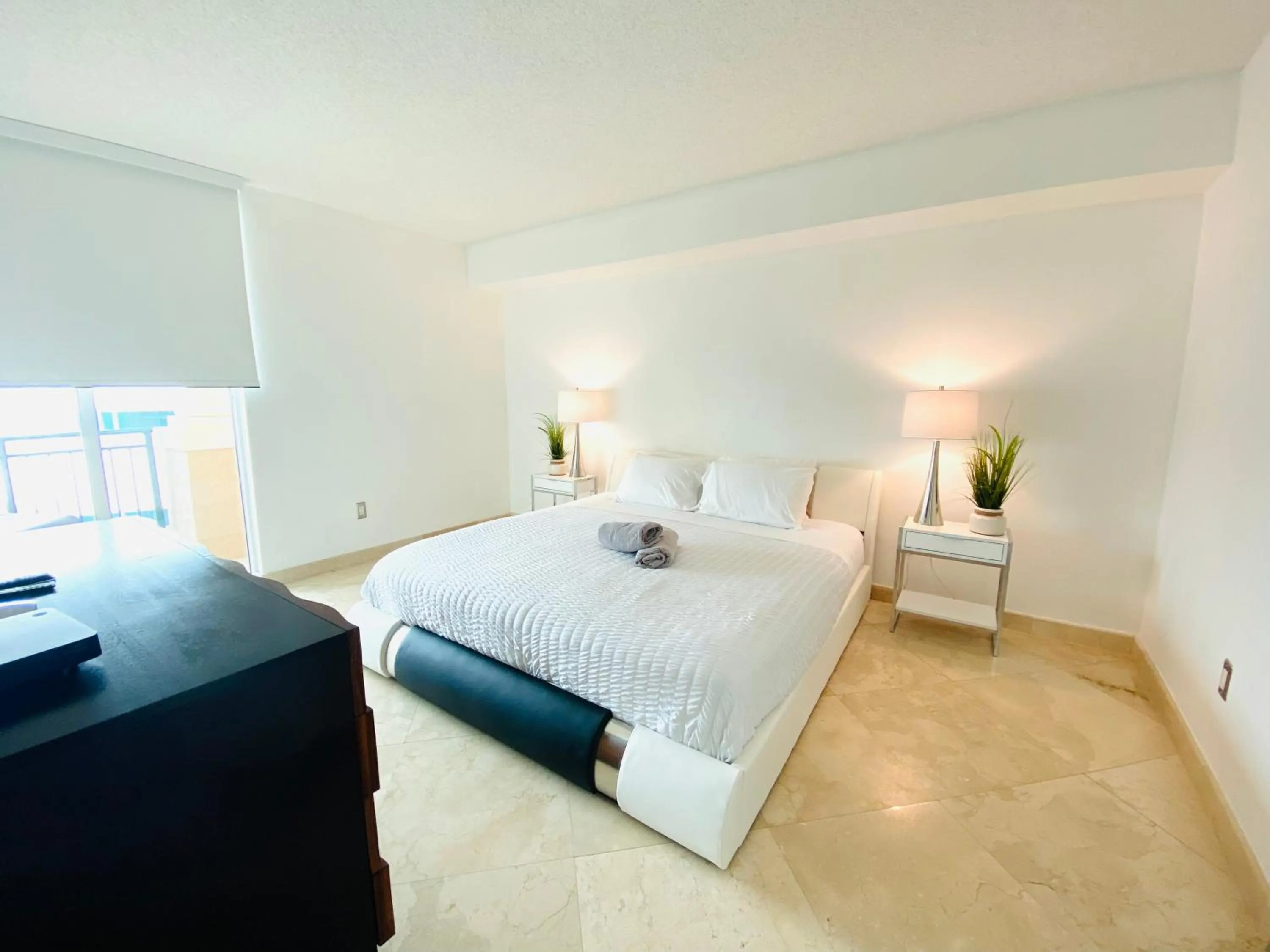 Bed in The King David Condos