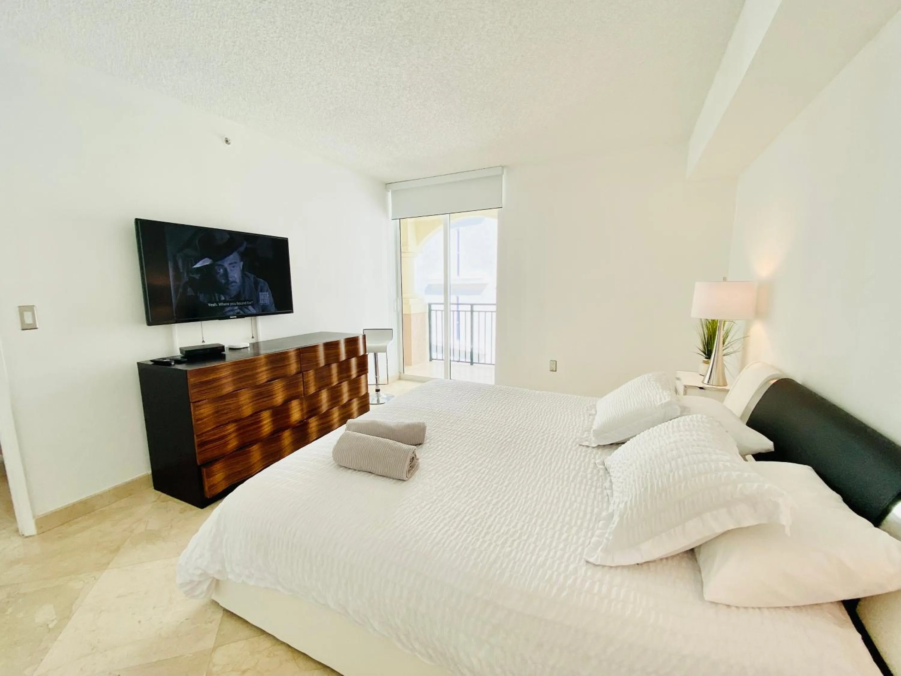 Bed in The King David Condos