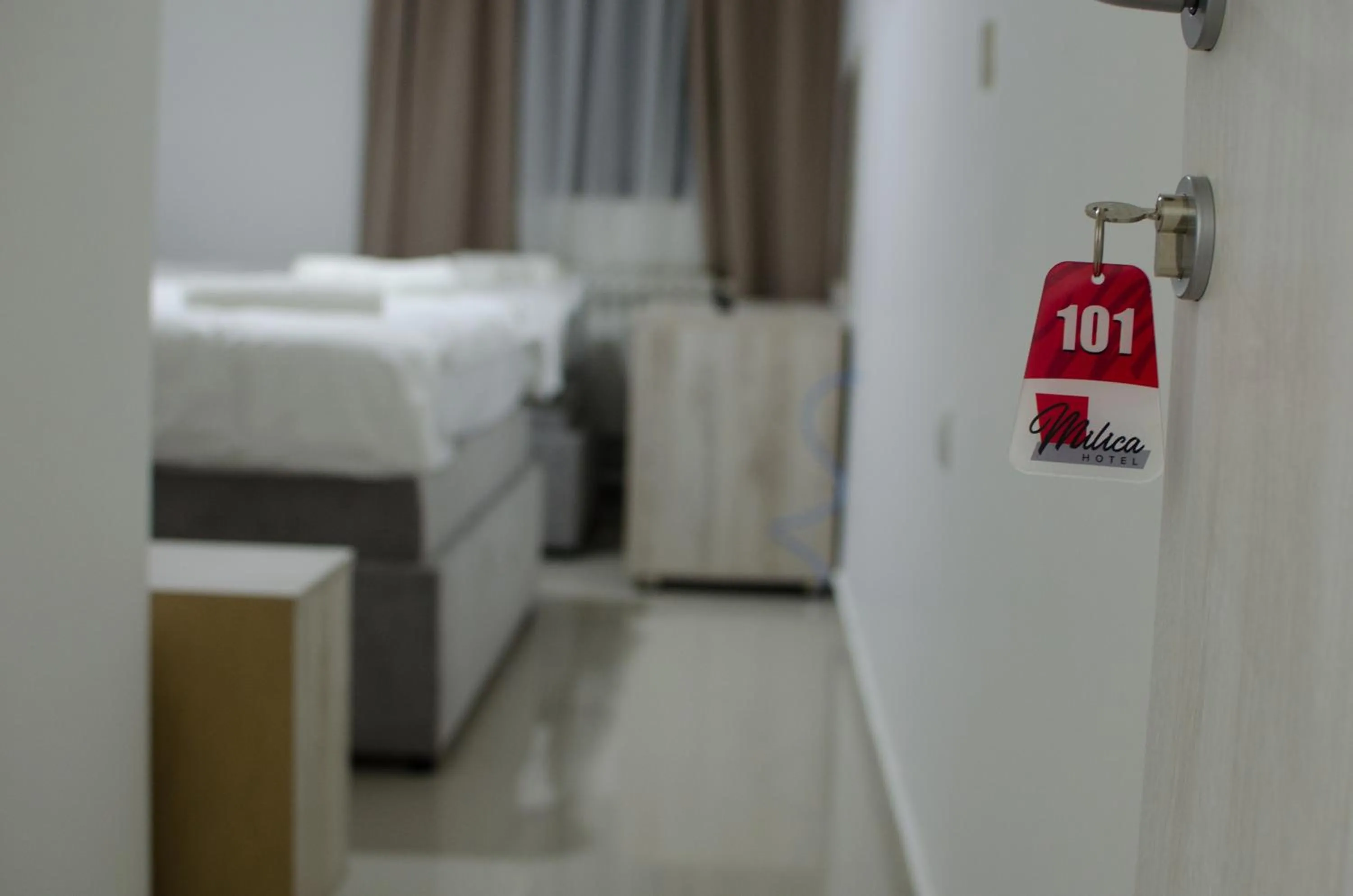 Decorative detail, Bed in Hotel Metohija