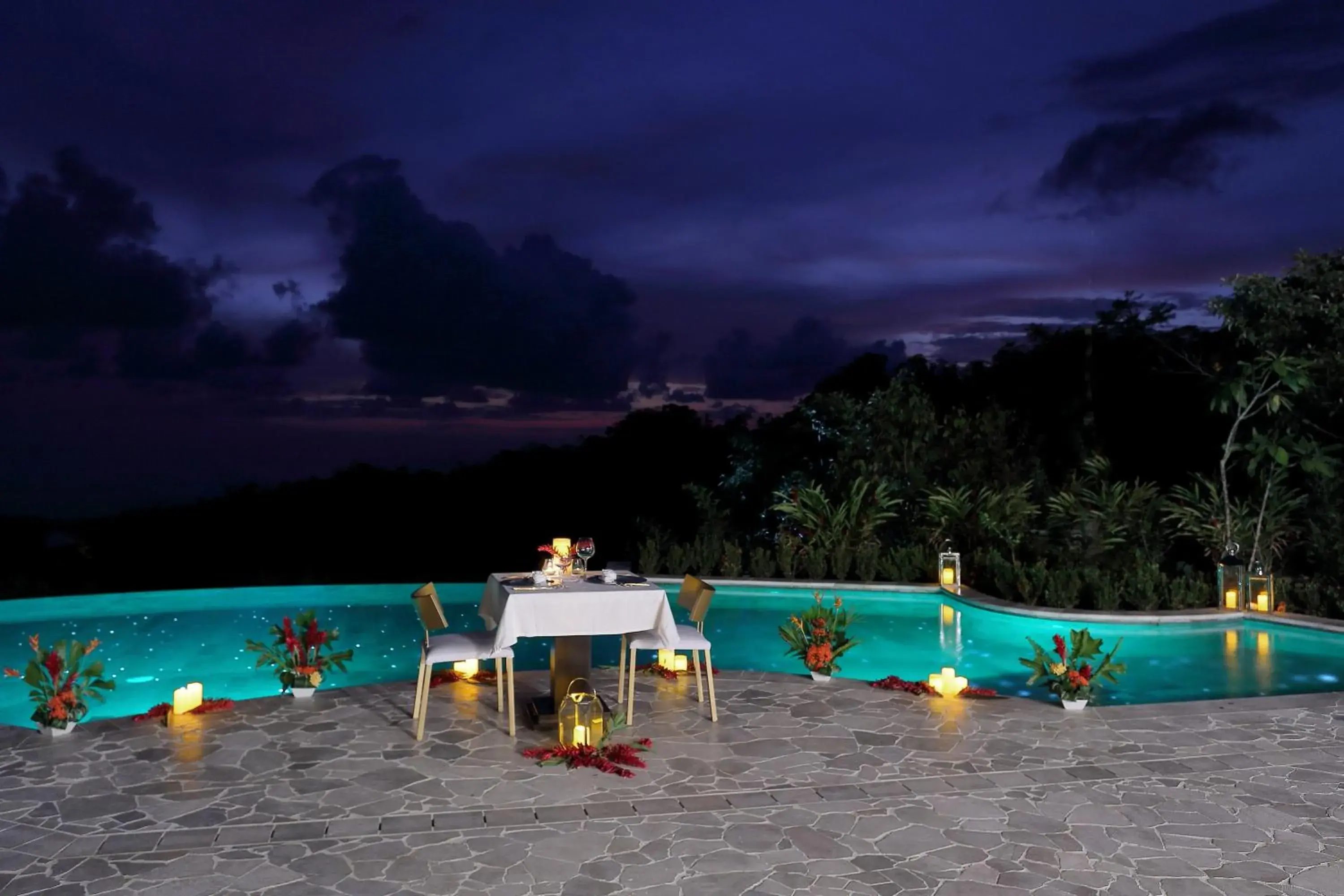 Patio in Golden Pineapple Villas-Adults Only Patio in Golden Pineapple Villas-Adults Only