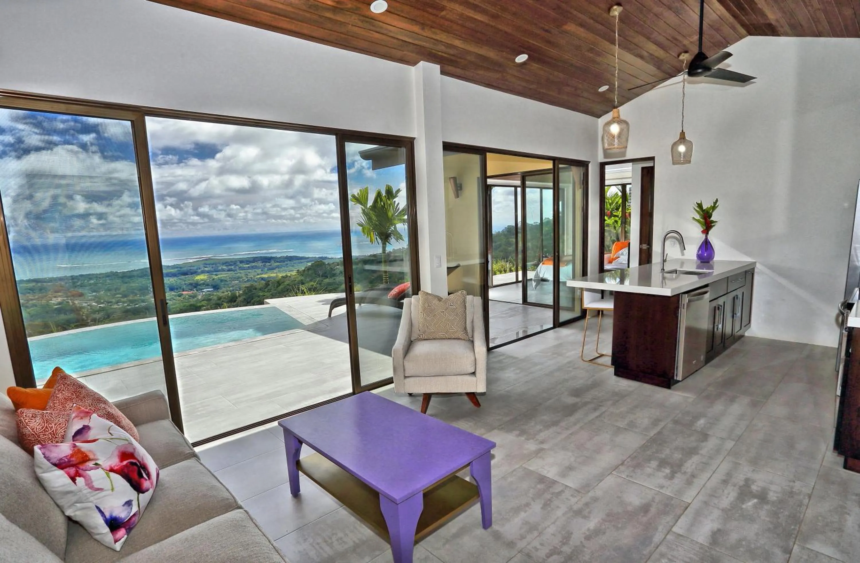 Kitchen or kitchenette in Golden Pineapple Villas-Adults Only