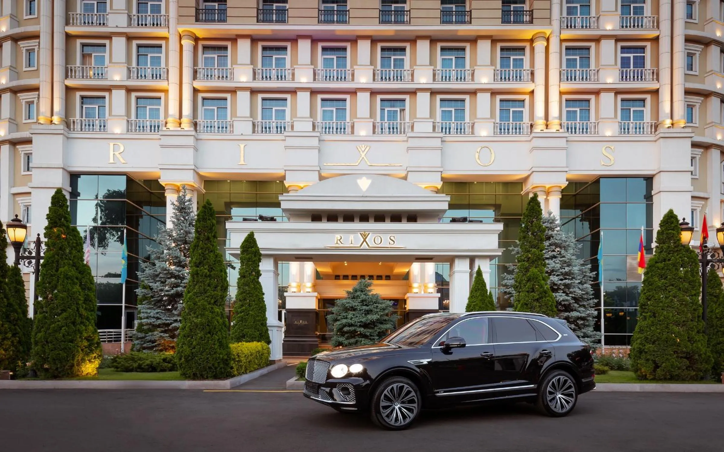 Property building in Rixos Almaty