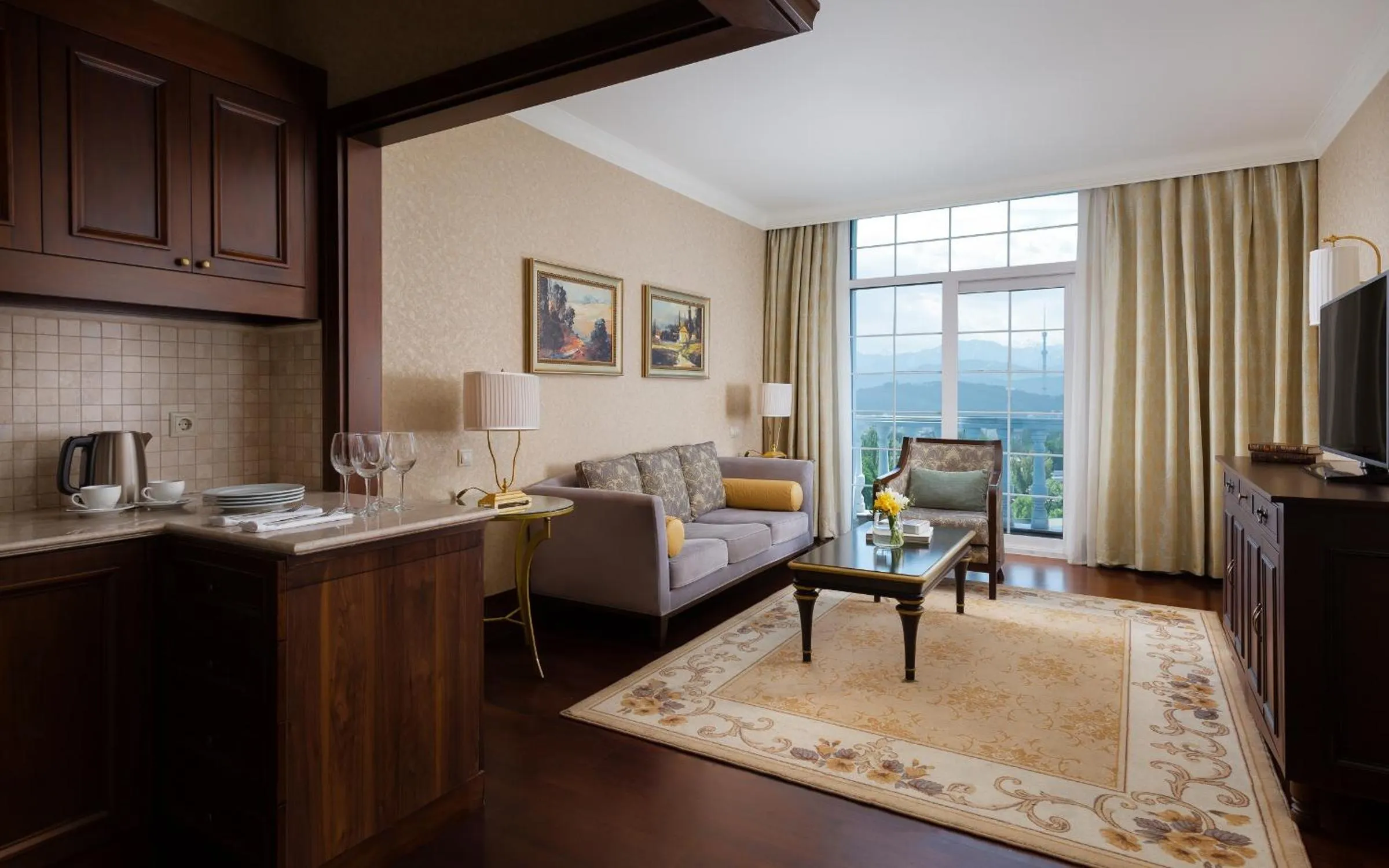 View (from property/room) in Rixos Almaty