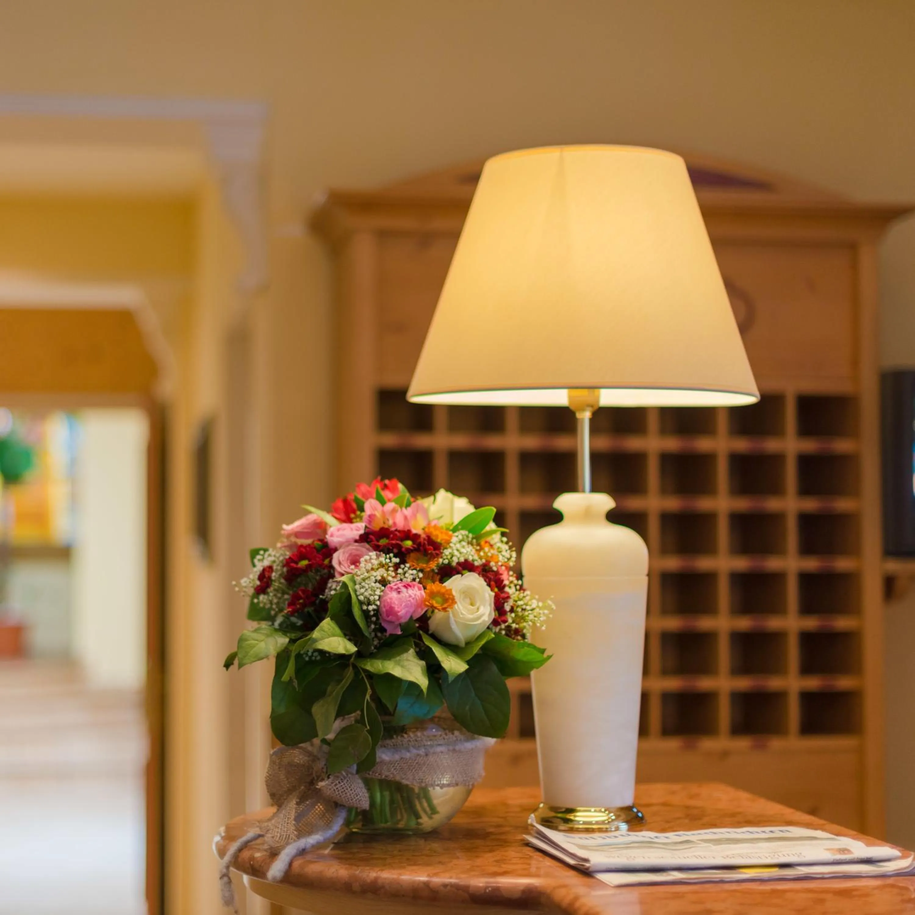 Lobby or reception in Apparthotel Sankt Georg