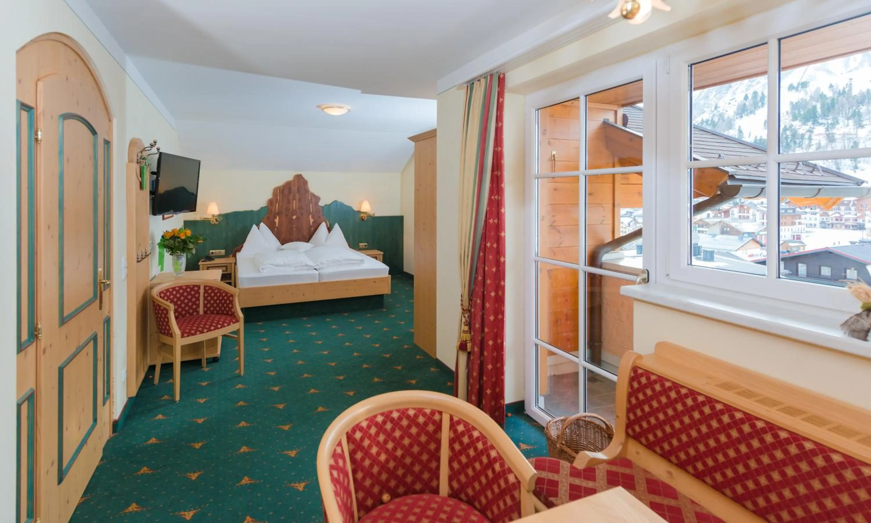 Photo of the whole room, Bed in Apparthotel Sankt Georg