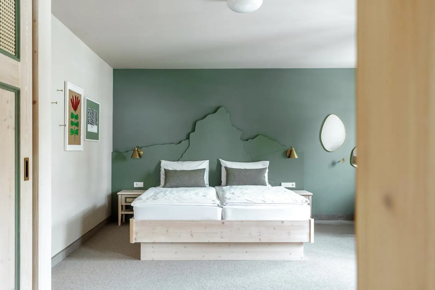 Photo of the whole room, Bed in Apparthotel Sankt Georg