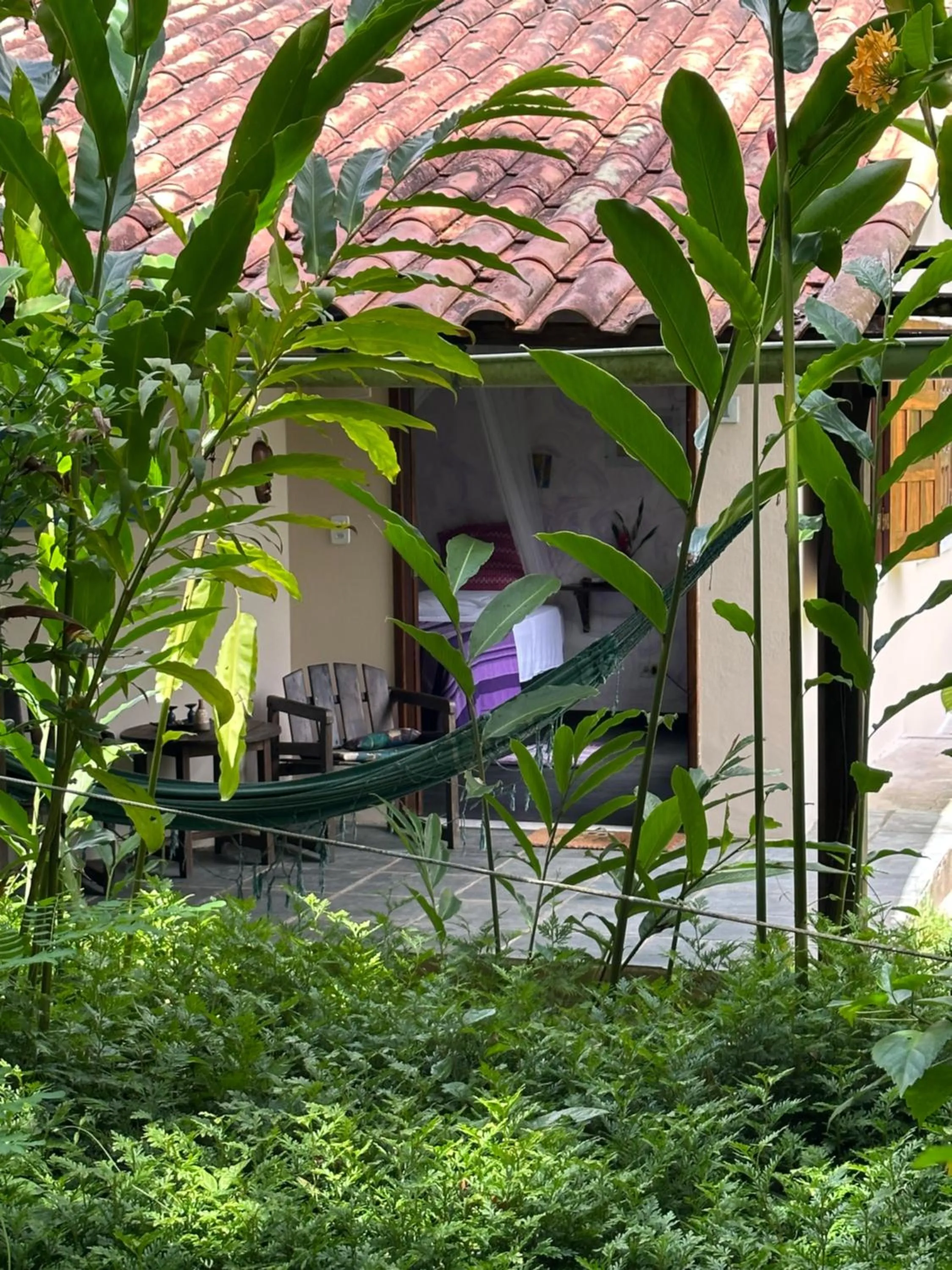 Balcony/Terrace in Pousada Horizonte Azul
