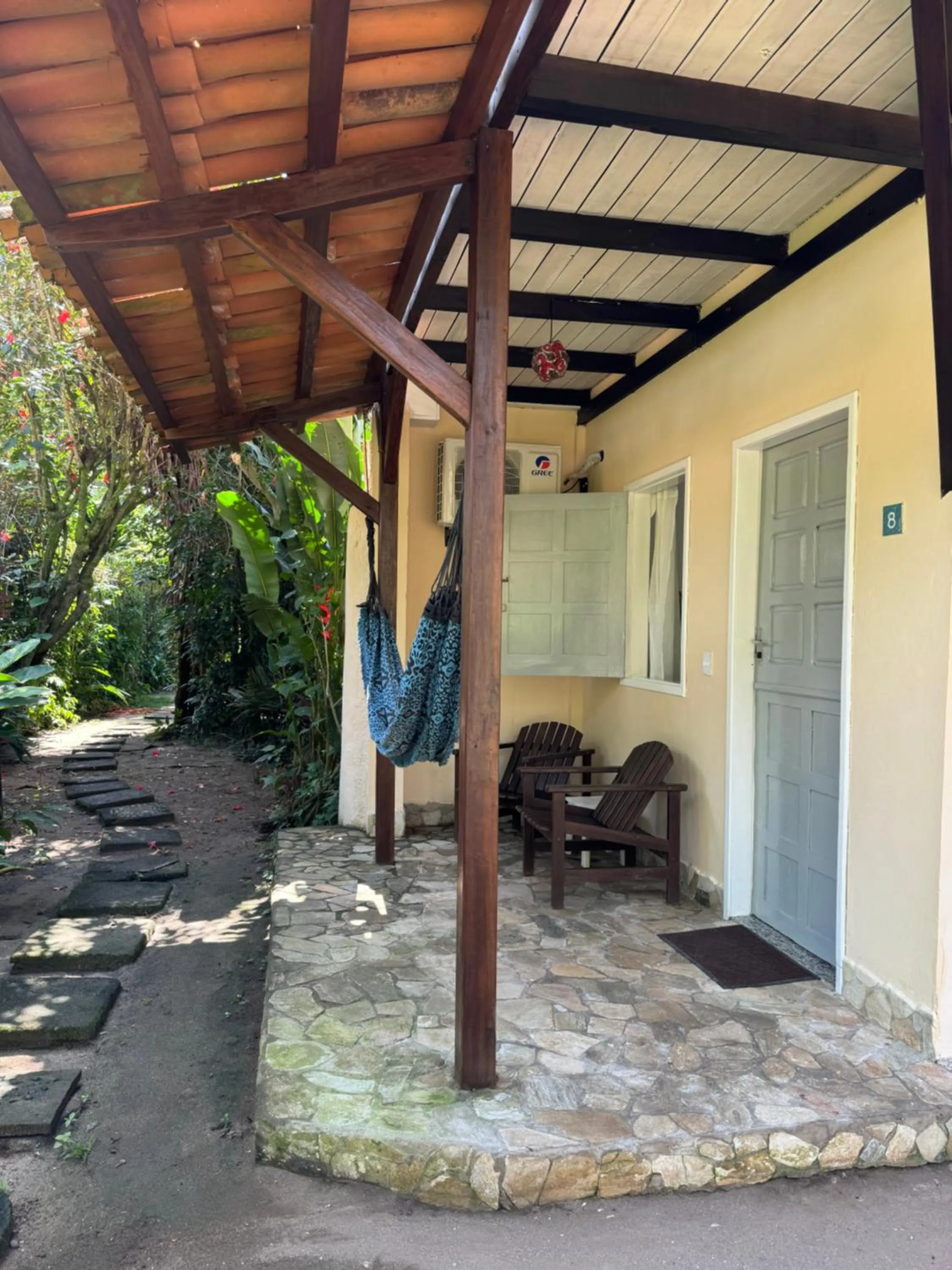 Patio in Pousada Horizonte Azul