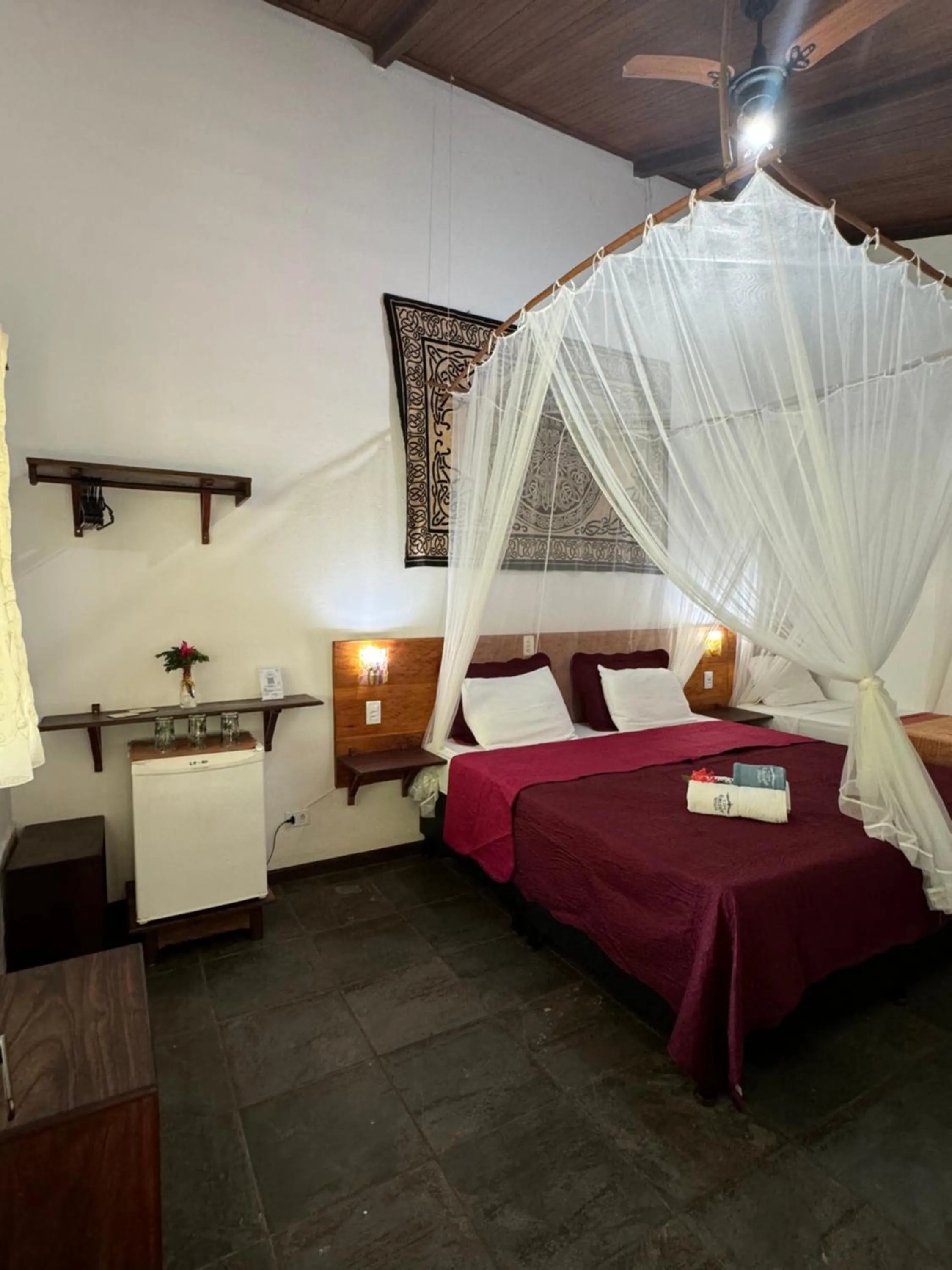 Photo of the whole room, Bed in Pousada Horizonte Azul