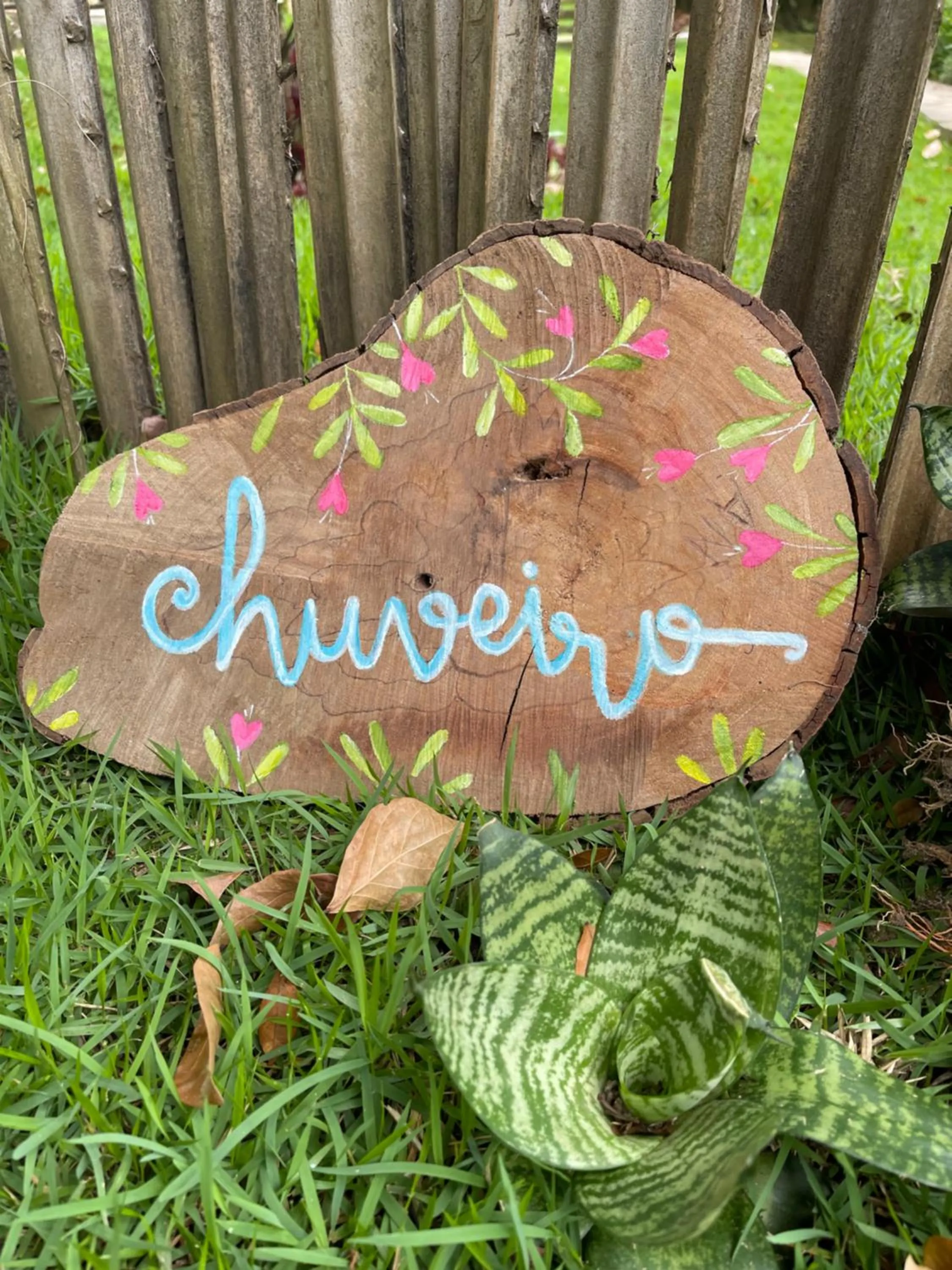 Decorative detail in Pousada Horizonte Azul