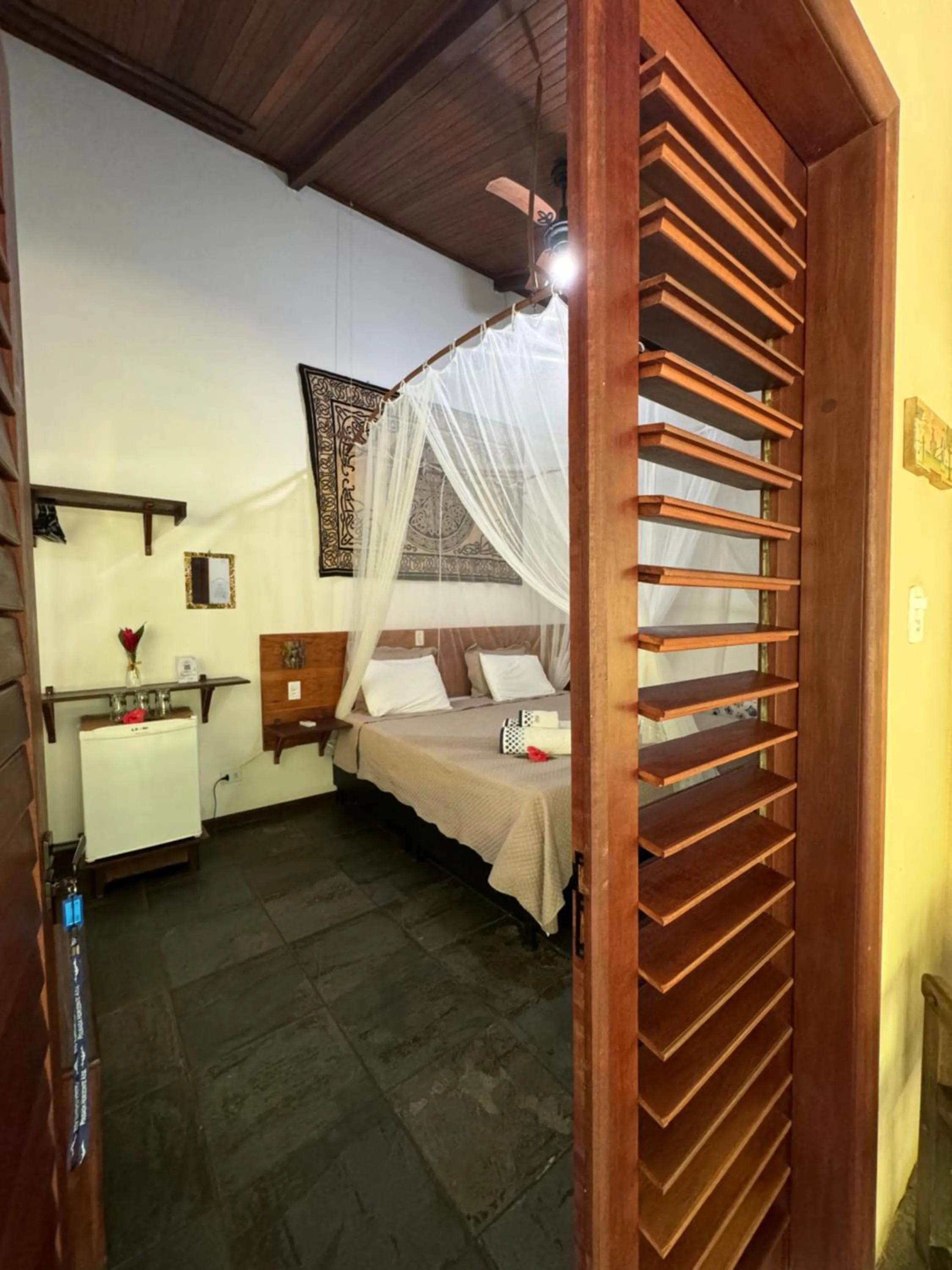 Photo of the whole room, Bed in Pousada Horizonte Azul