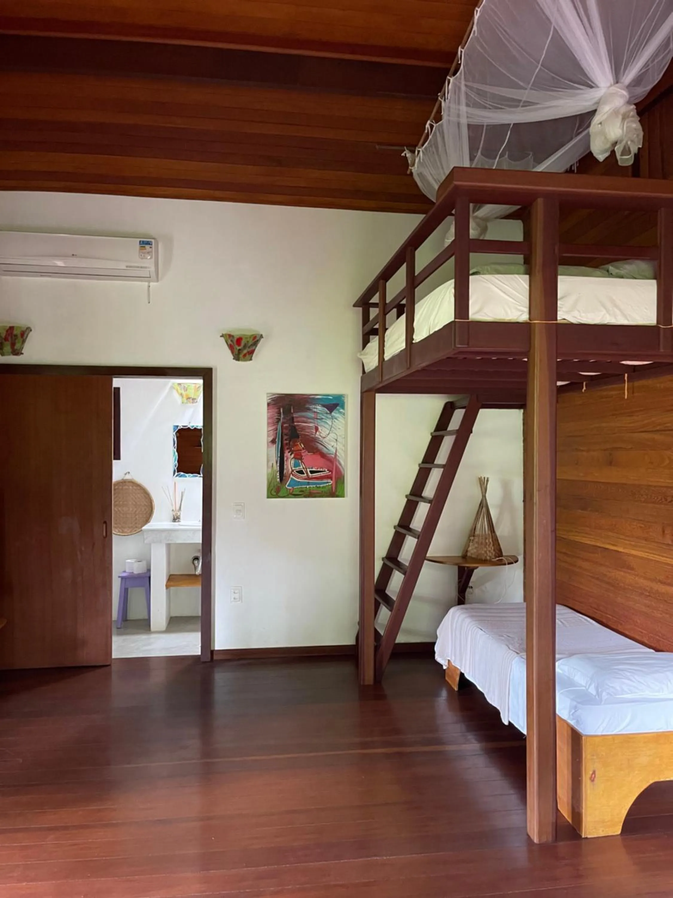 Photo of the whole room, Bed in Pousada Horizonte Azul