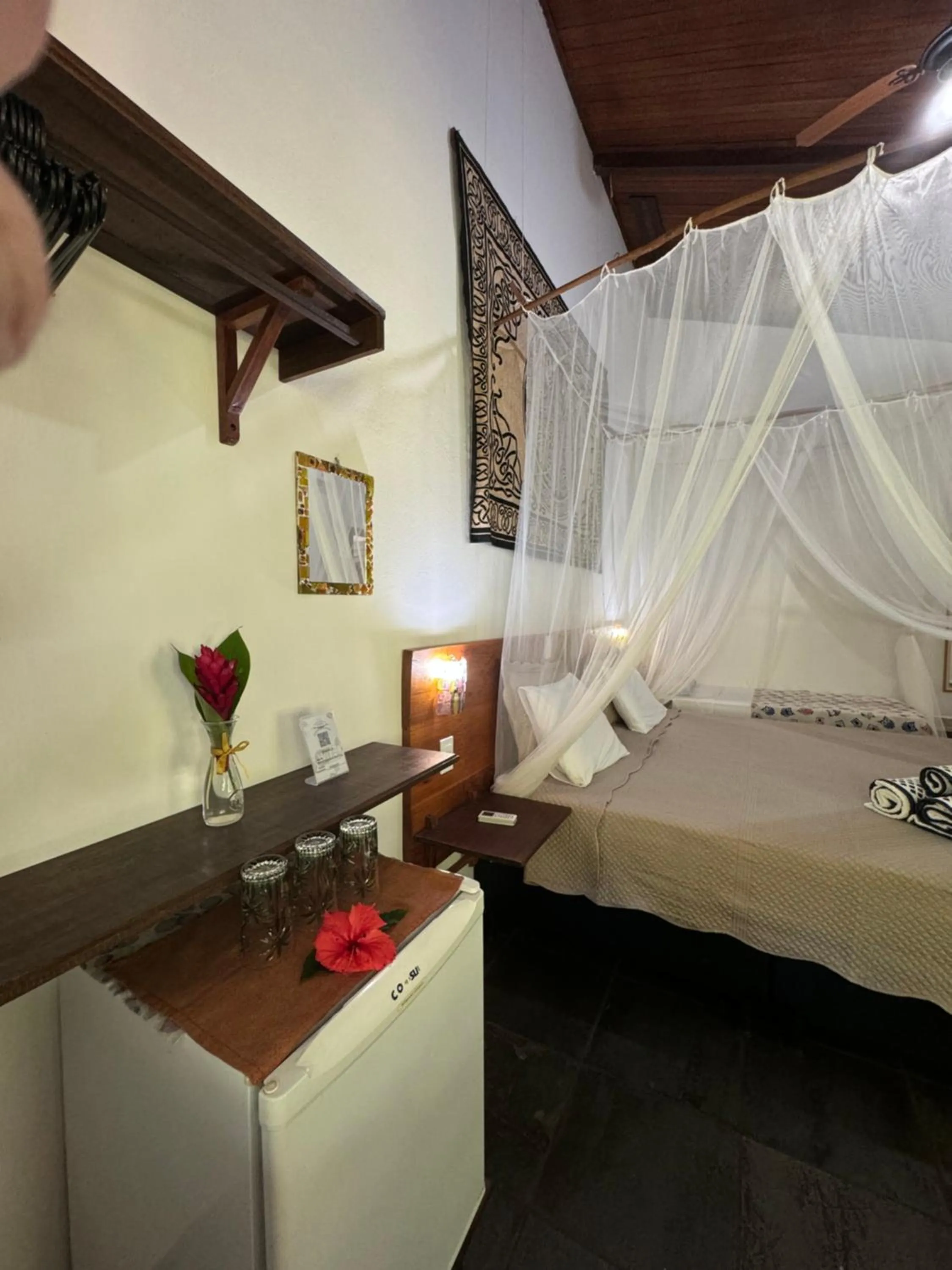 Photo of the whole room, Bed in Pousada Horizonte Azul
