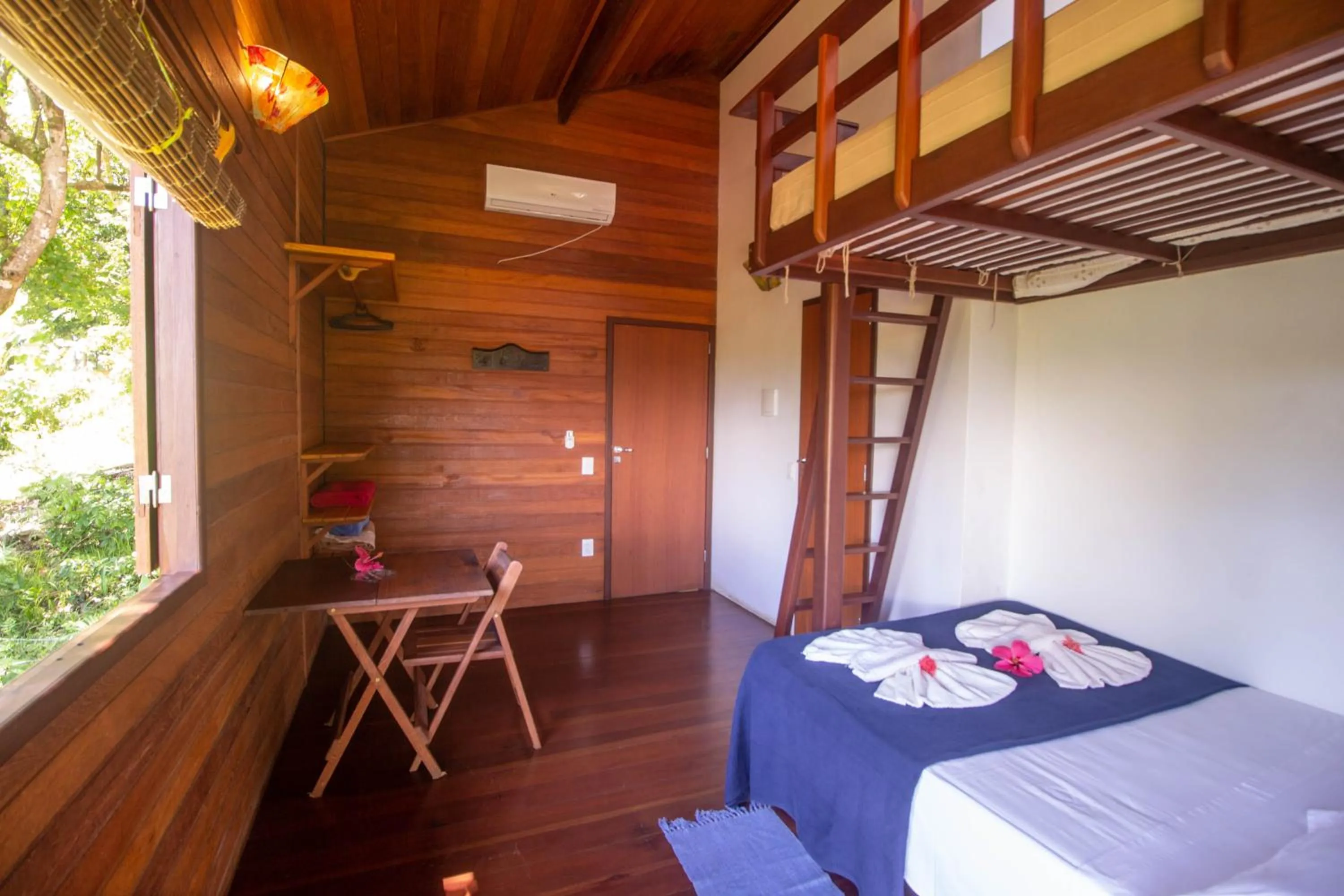 Bed in Pousada Horizonte Azul