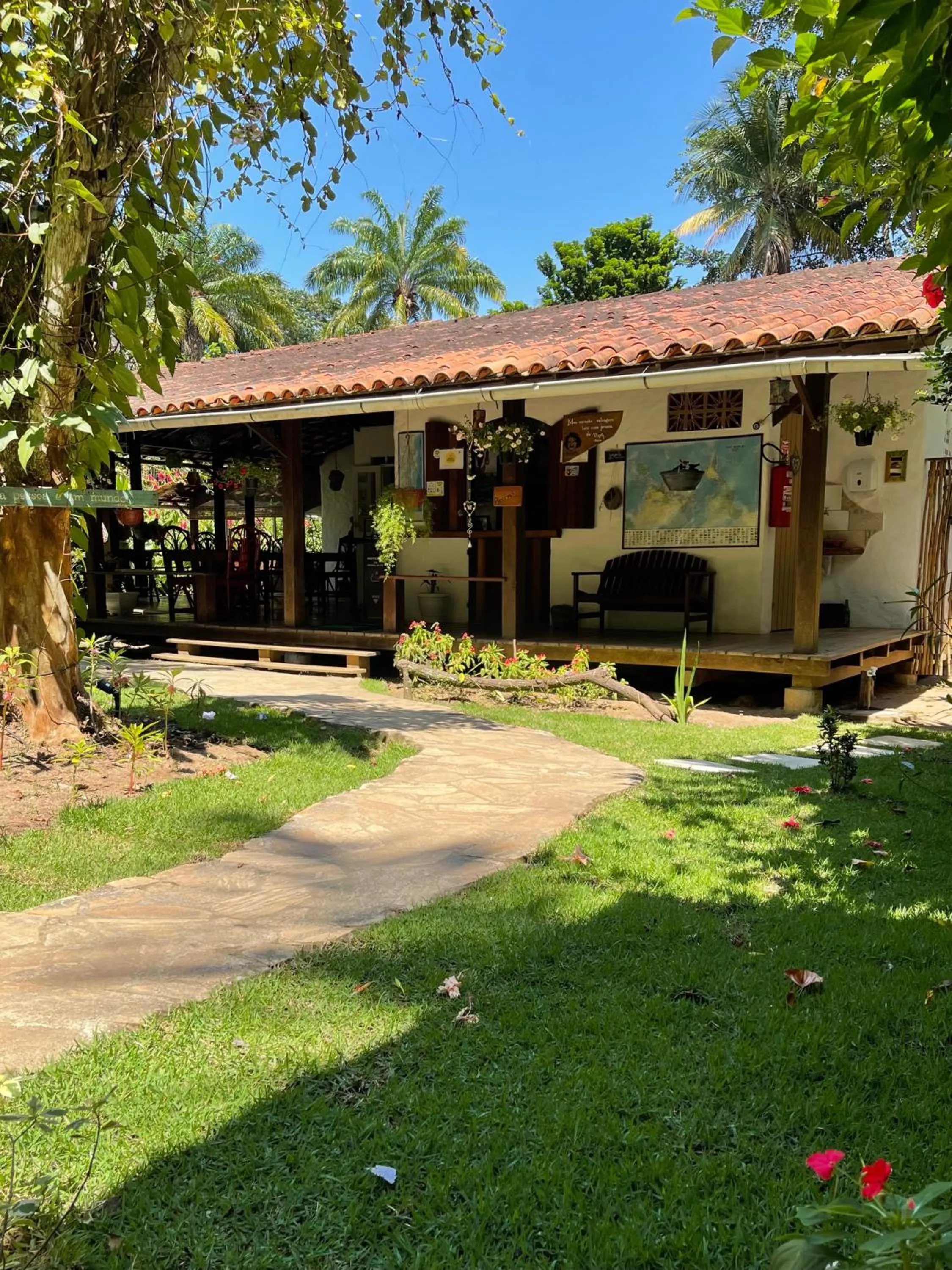 Lobby or reception in Pousada Horizonte Azul