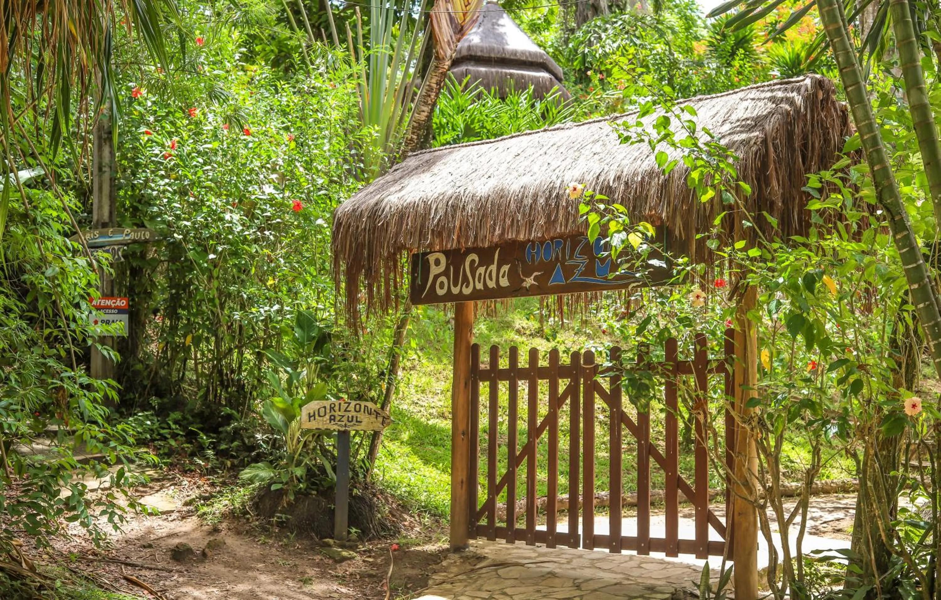 Facade/entrance in Pousada Horizonte Azul